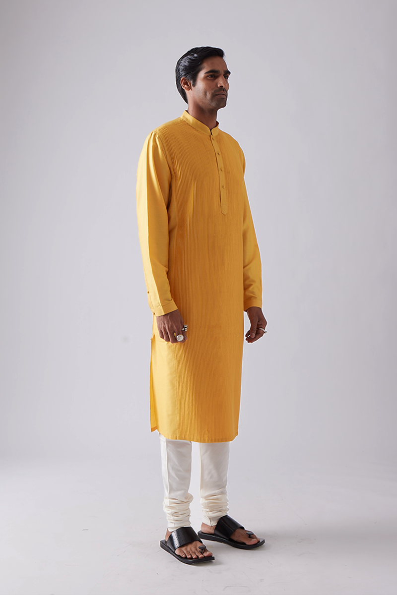 Bhojyara Pintuck Kurta Set