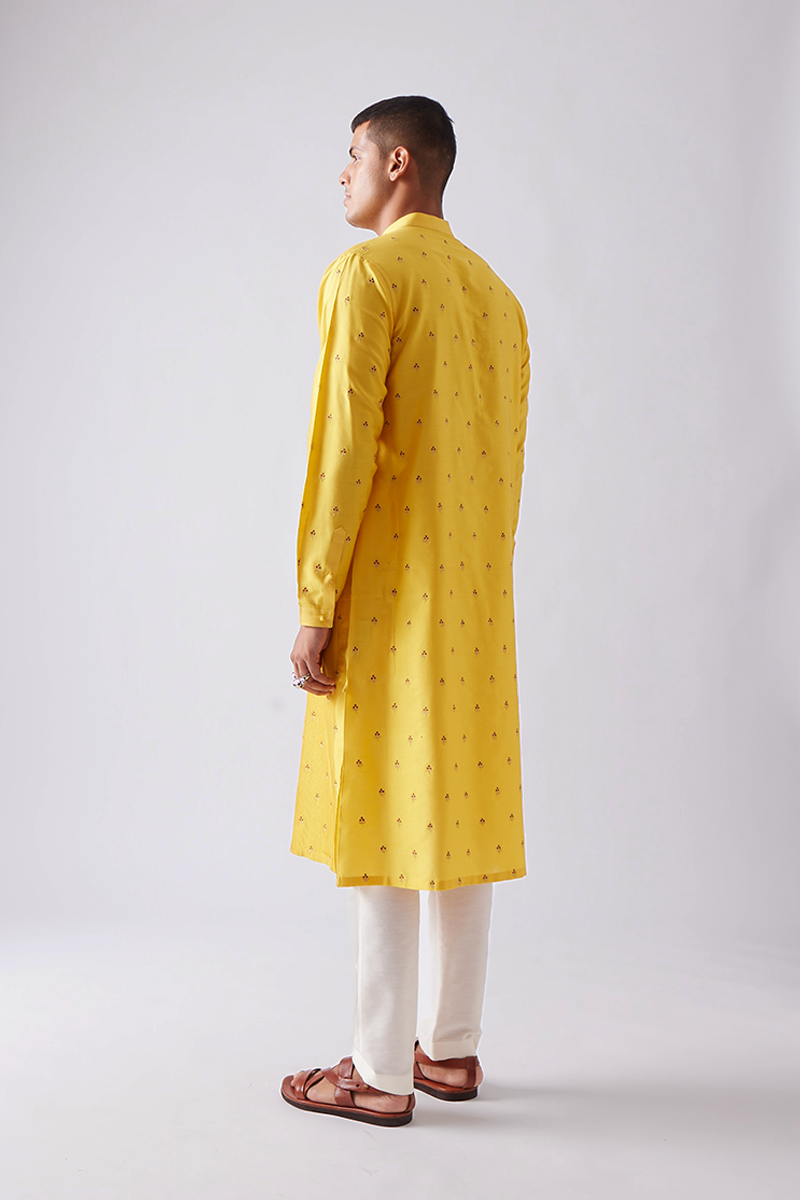Neemla Pintuck Embroidery Kurta Set