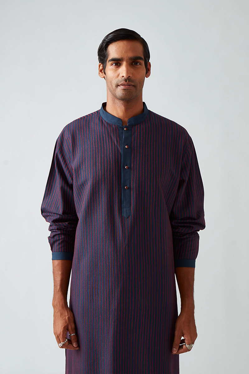 Buchara Topstitch Kurta Set