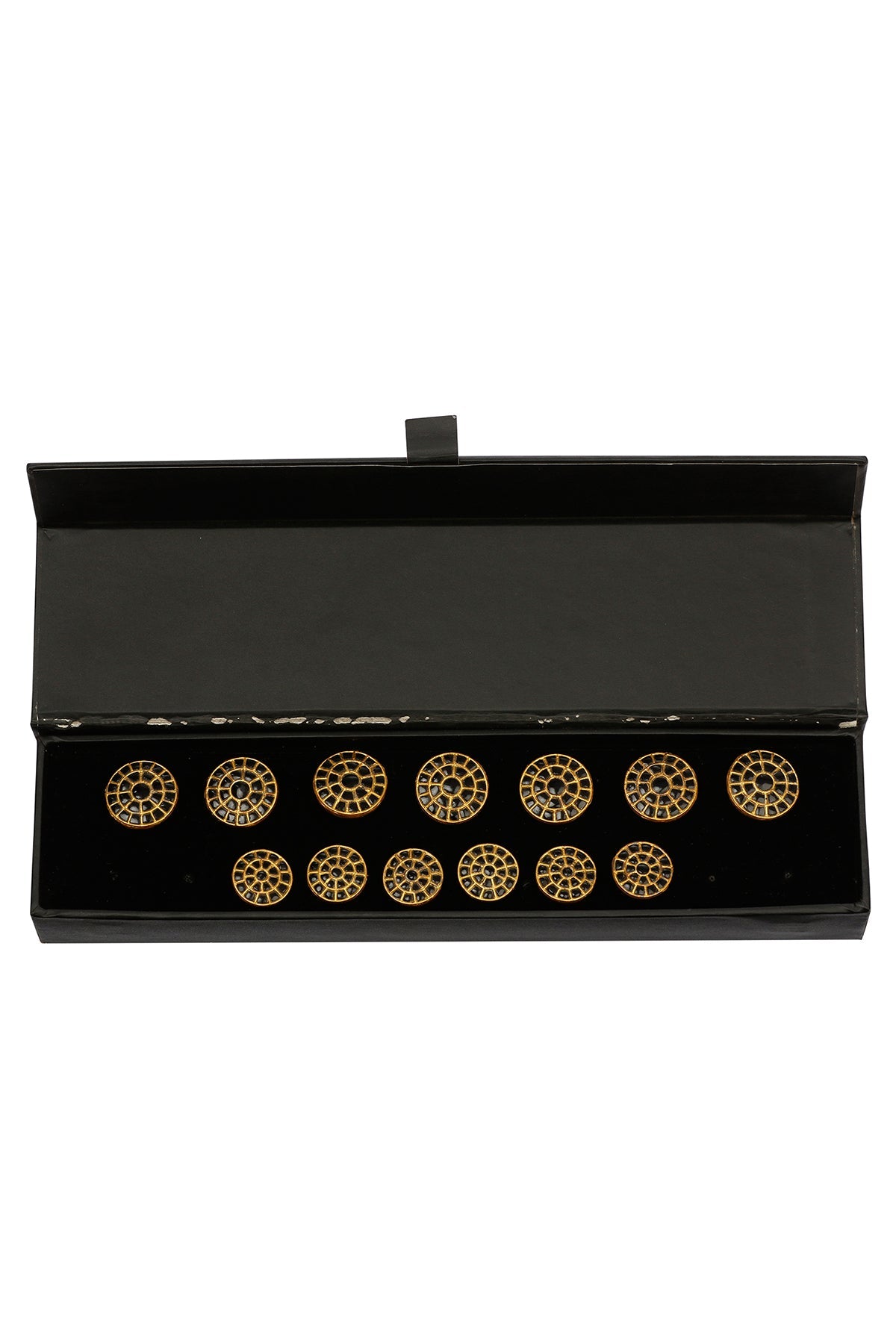 Black Onyx Button Set