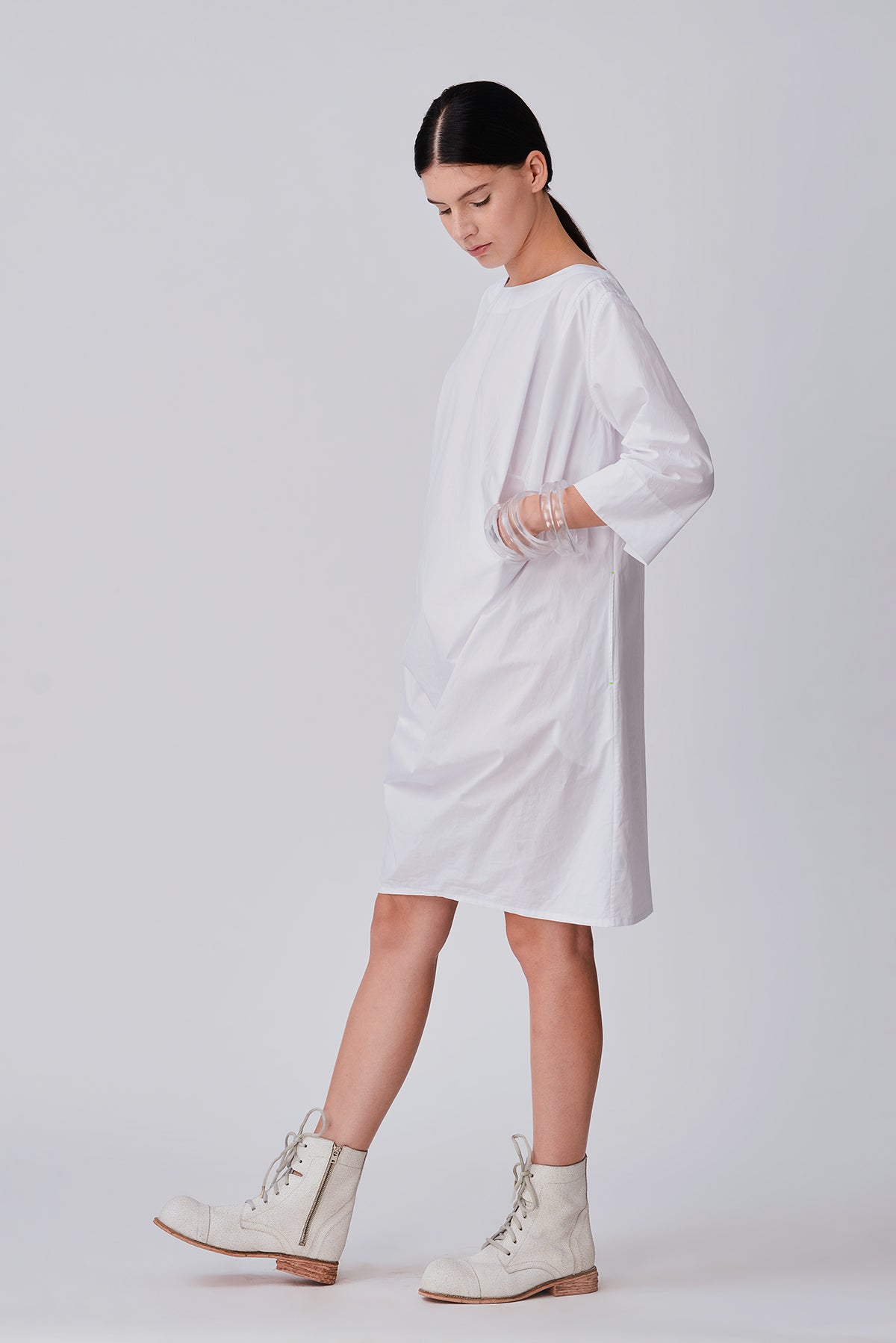 Ainta Dress With Cone Pockets