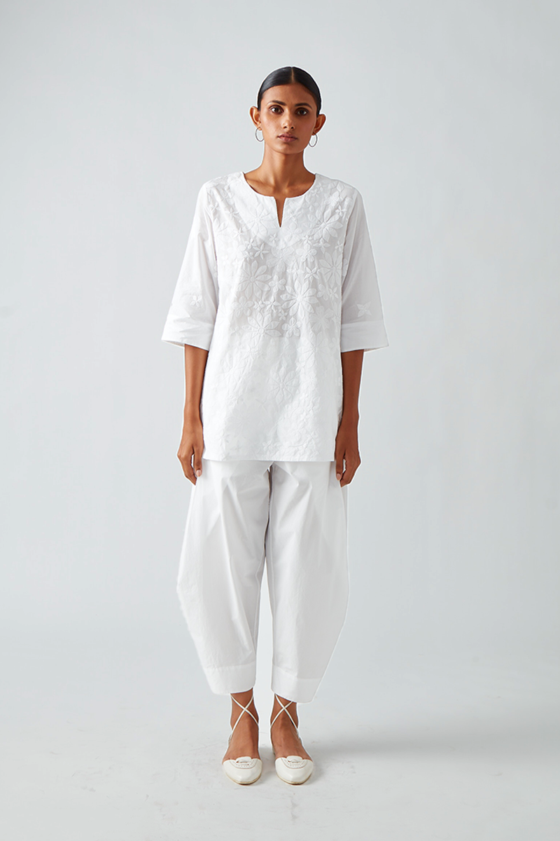 Astoli Chikan Tunic