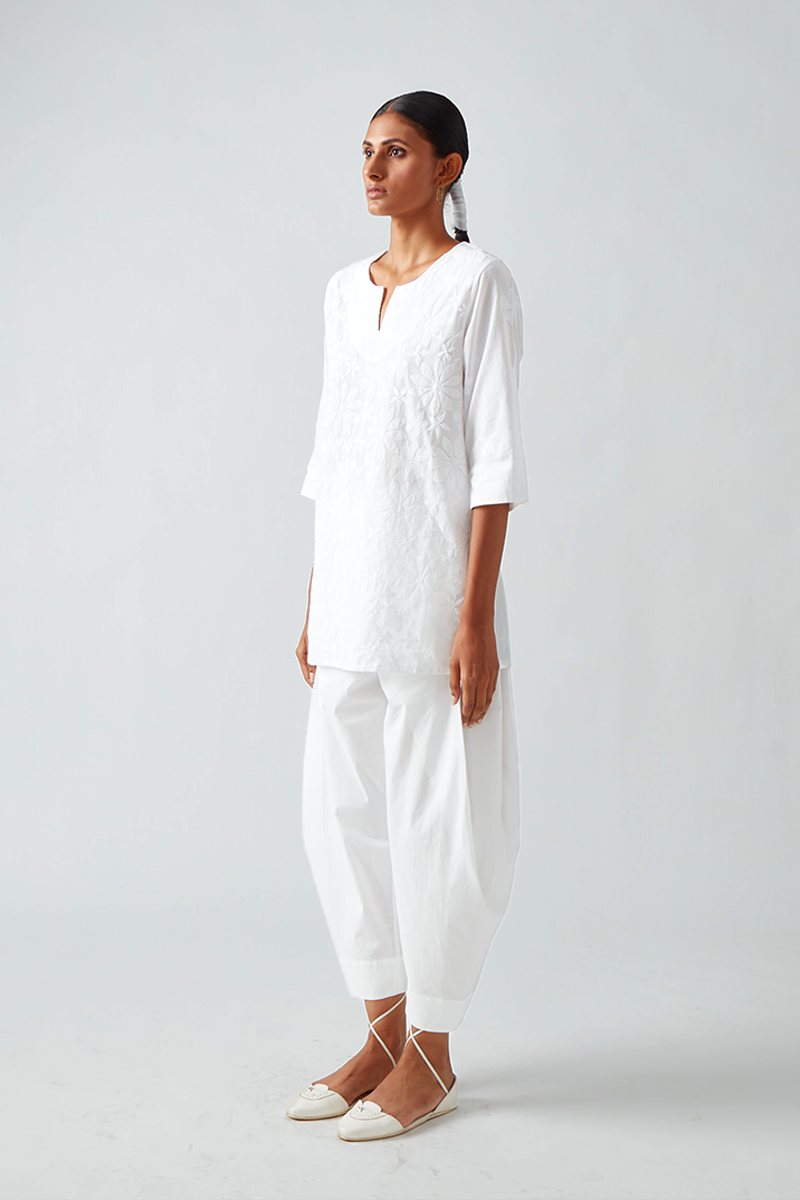 Astoli Chikan Tunic