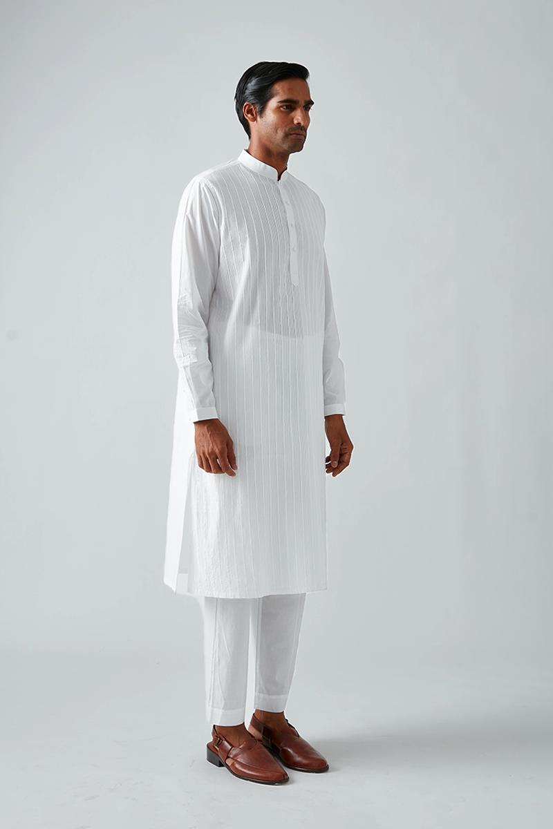 Behror Pleat Pintuck Kurta Set