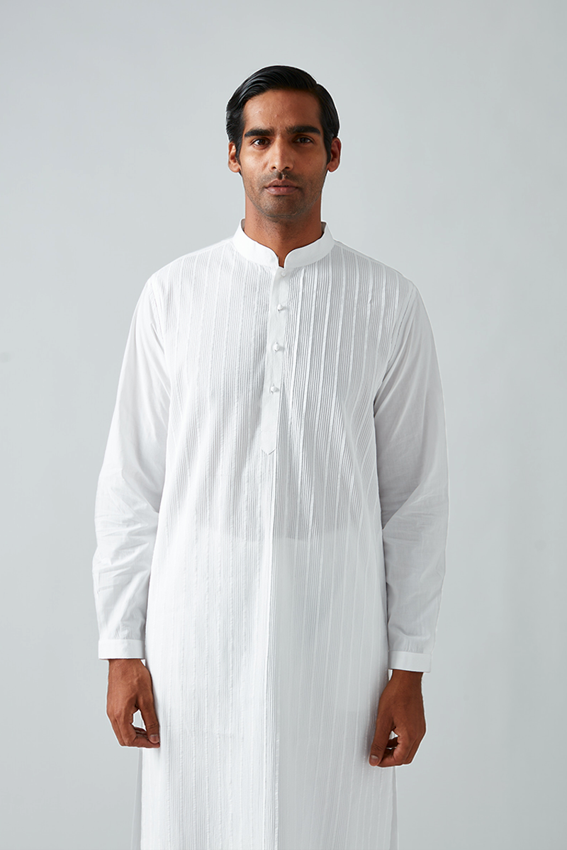 Behror Pleat Pintuck Kurta Set