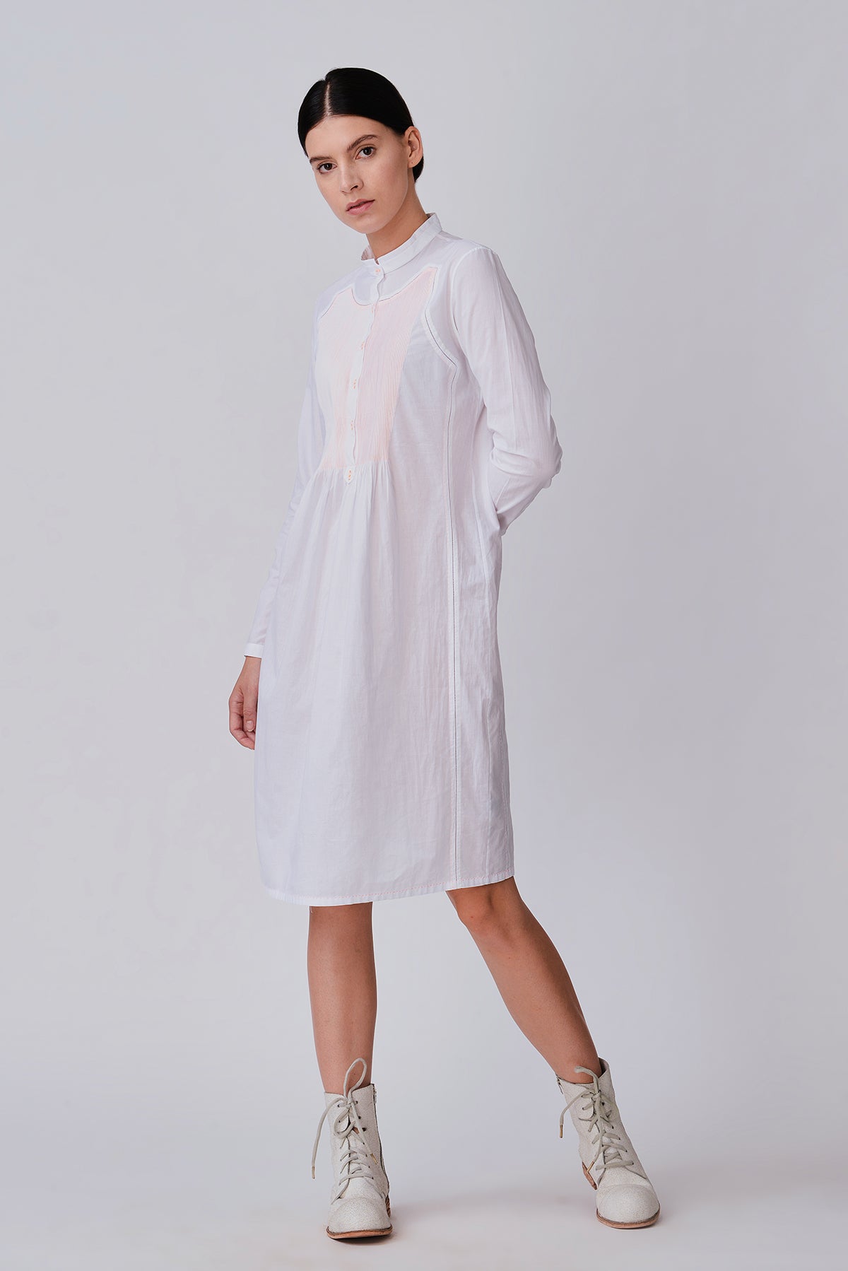 Buili Tunic Dress With Fluorescent Detailing