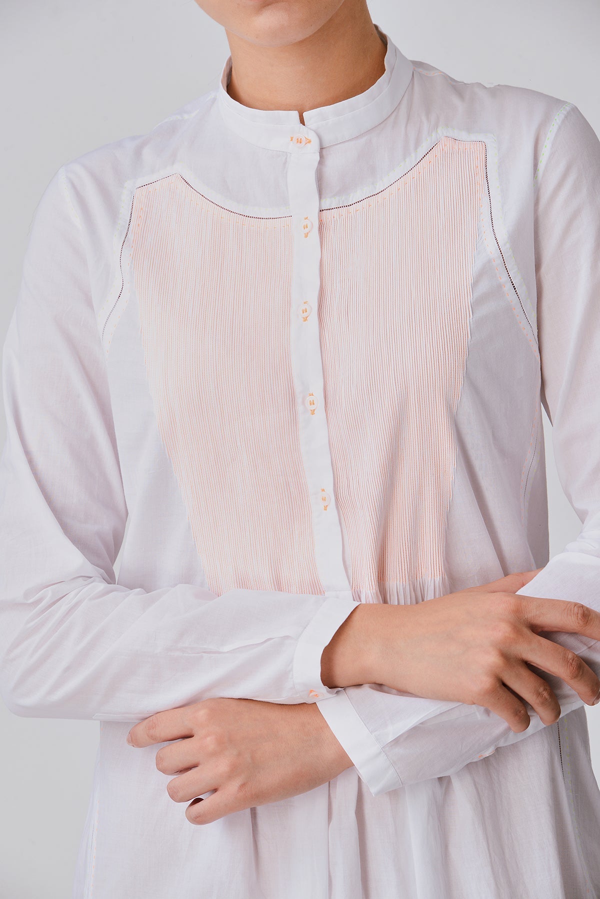 Buili Tunic Dress With Fluorescent Detailing