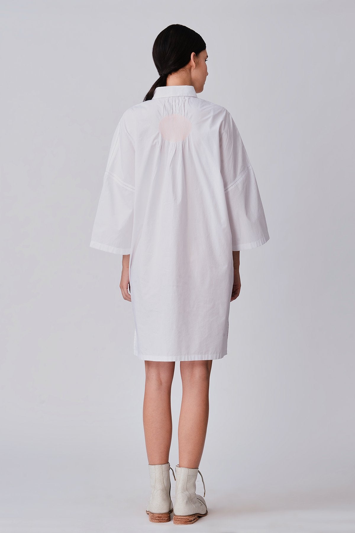 Lanela Patchwork Tunic Dress