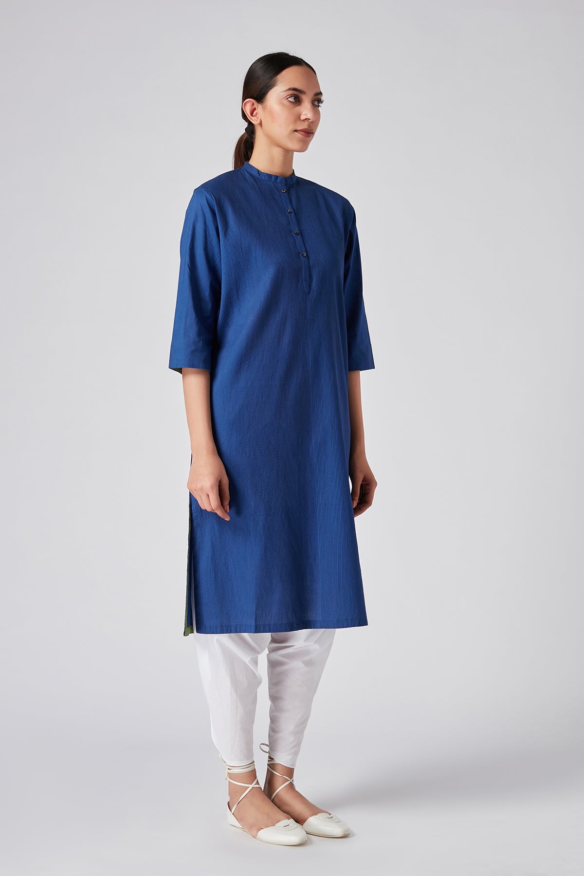 Khinsar Pintuck Kurta