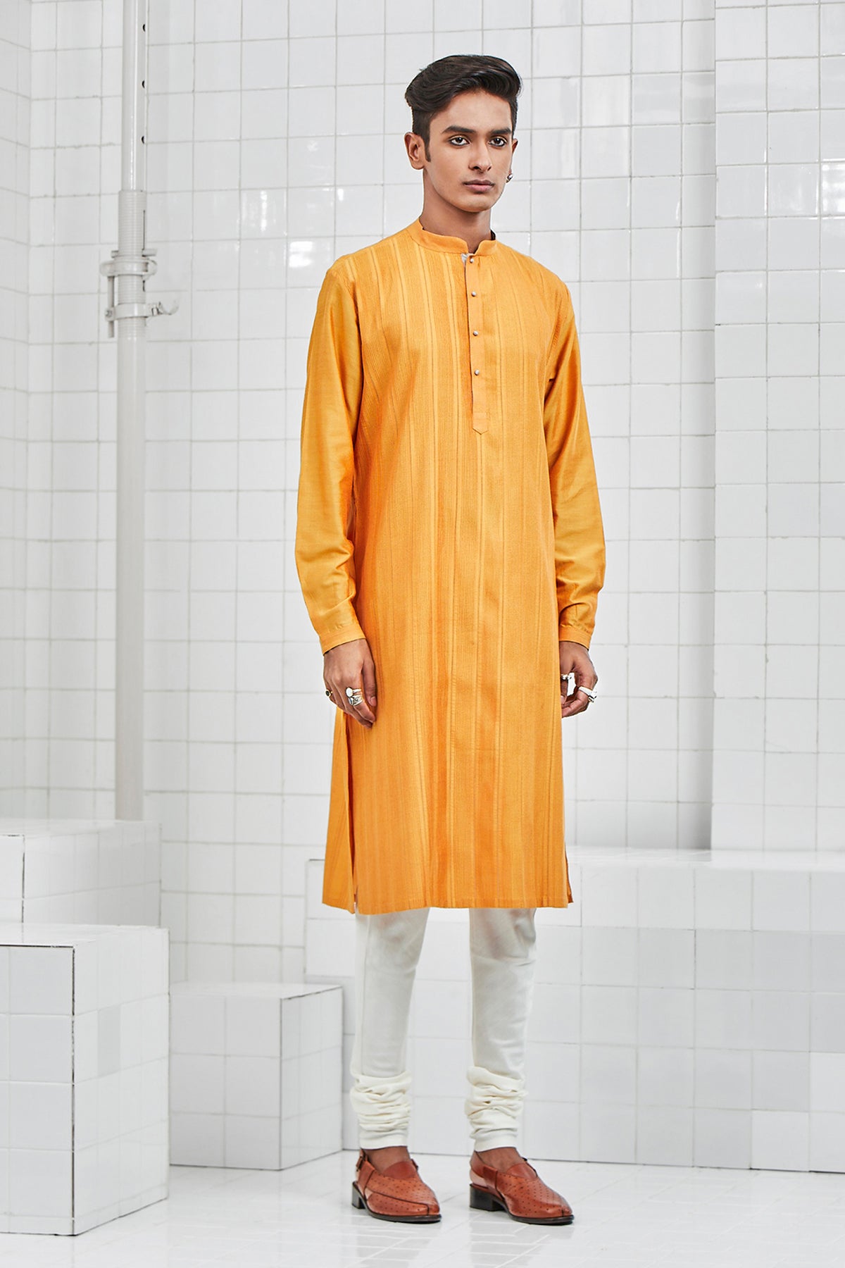 Khera Pintuck Kurta Set