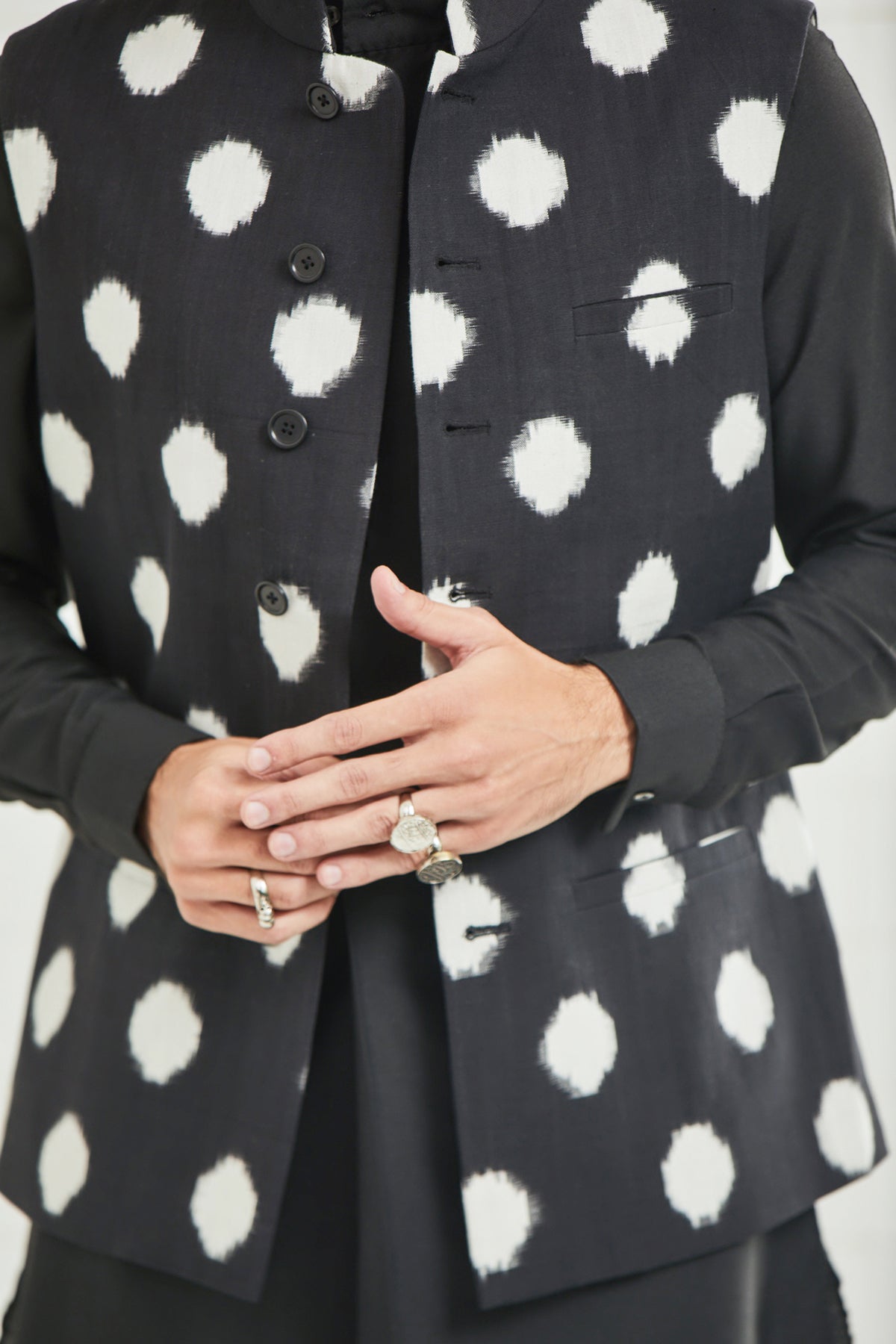 Beawar Ikat Waistcoat