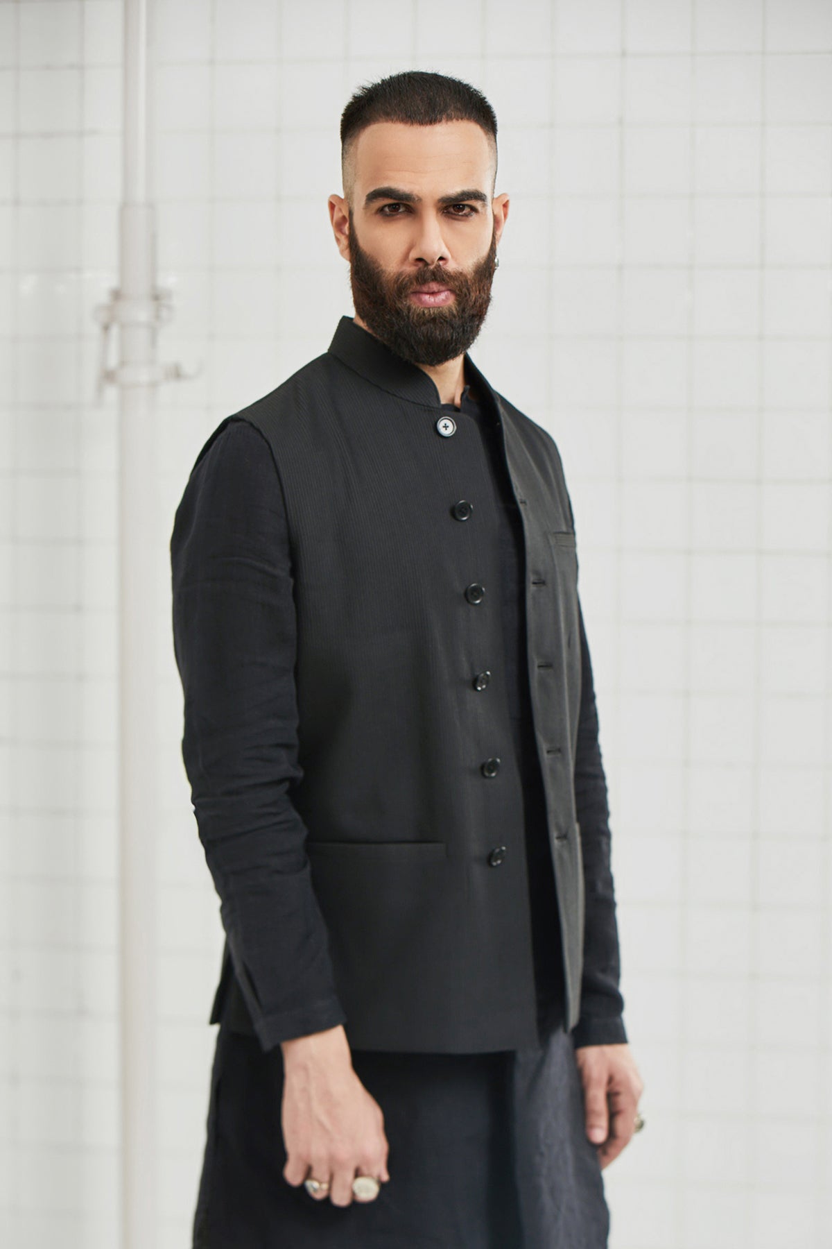 Bonada Pintuck Waistcoat