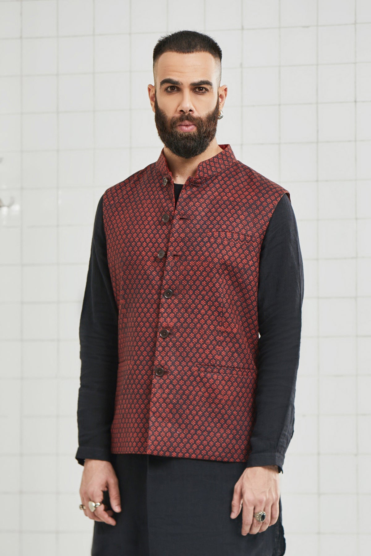 Bhuwasa Reversible Waistcoat