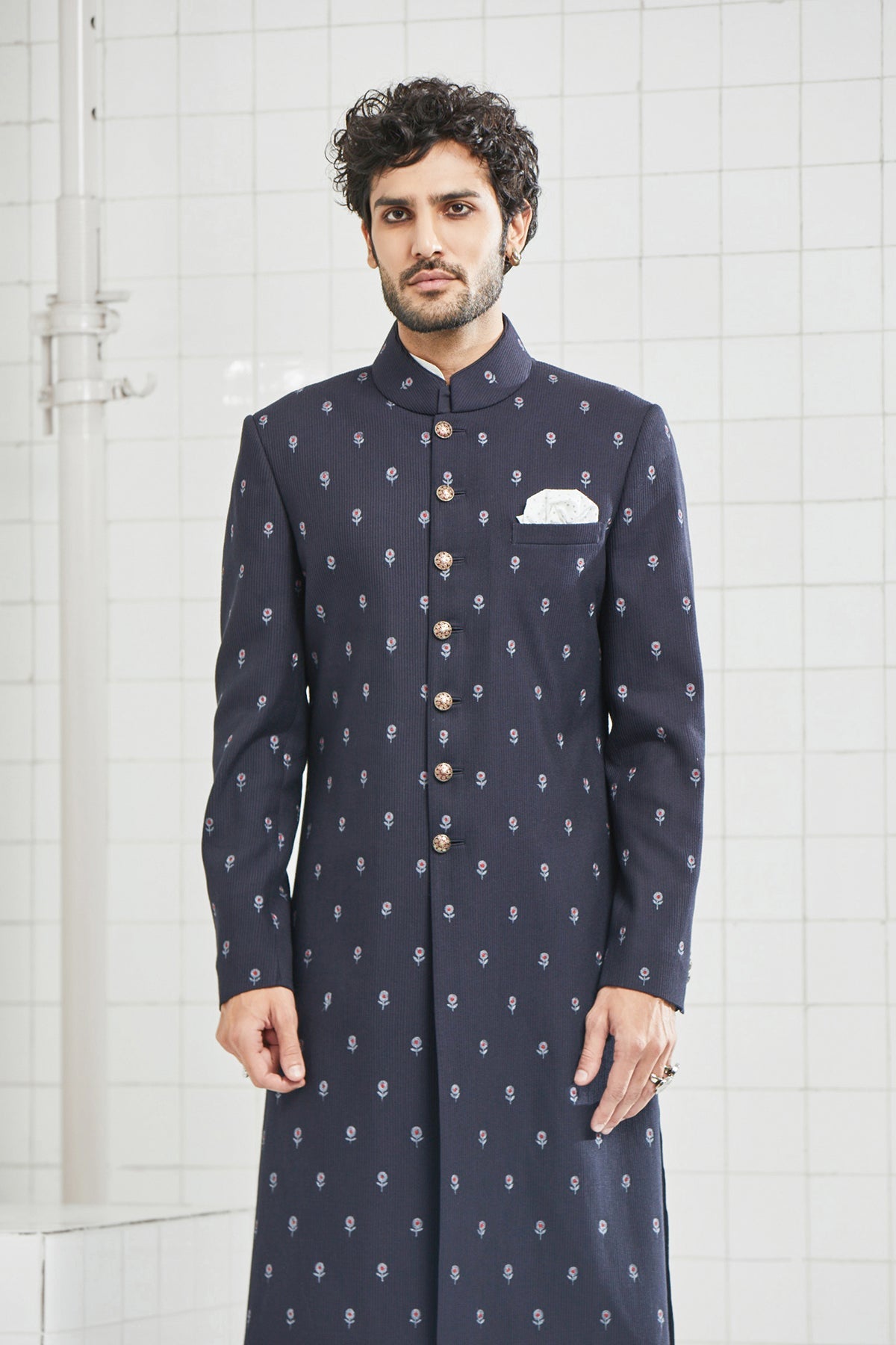 Kalwara Embroidered Sherwani