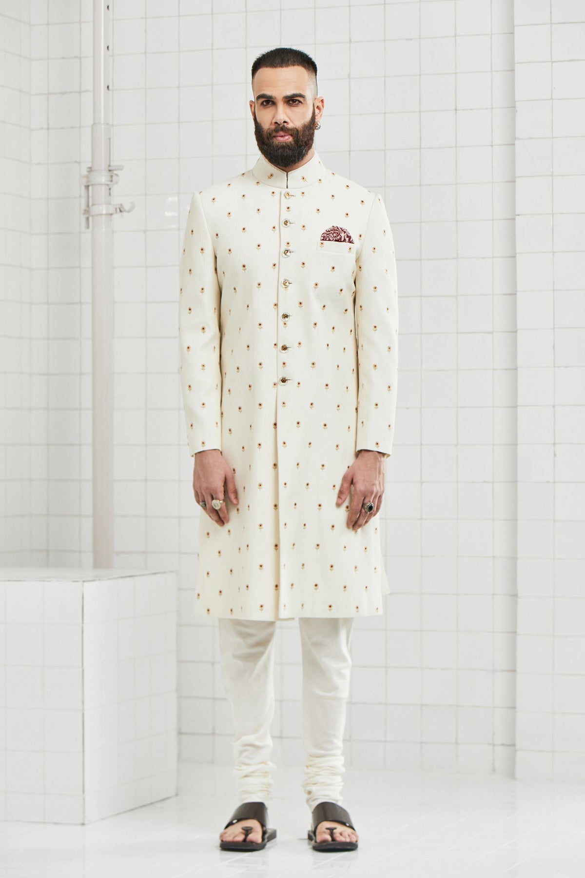 Kalwara Embroidered Sherwani