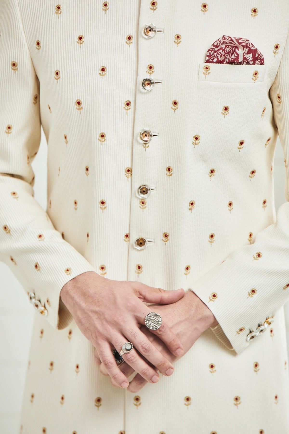 Kalwara Embroidered Sherwani