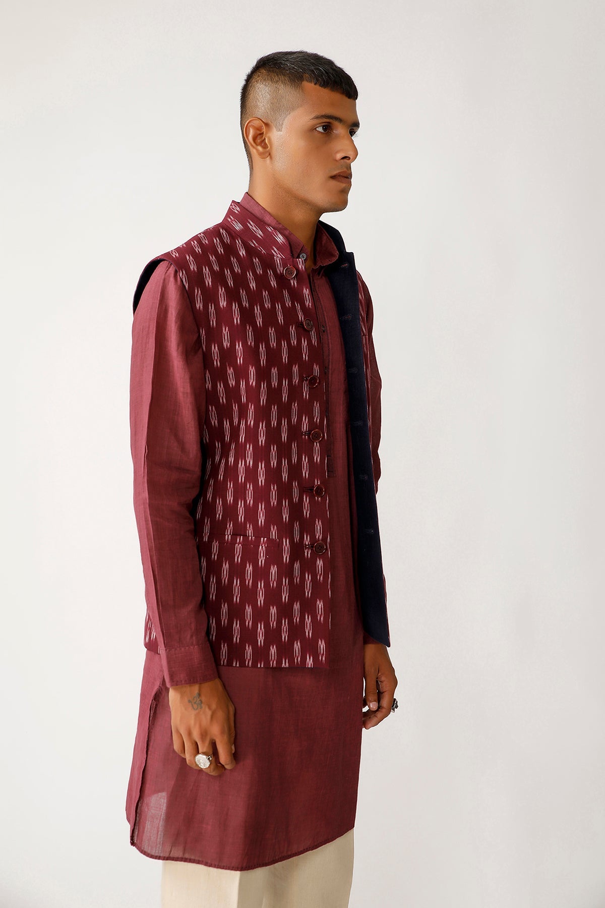 Bhoyar Reversible Waistcoat