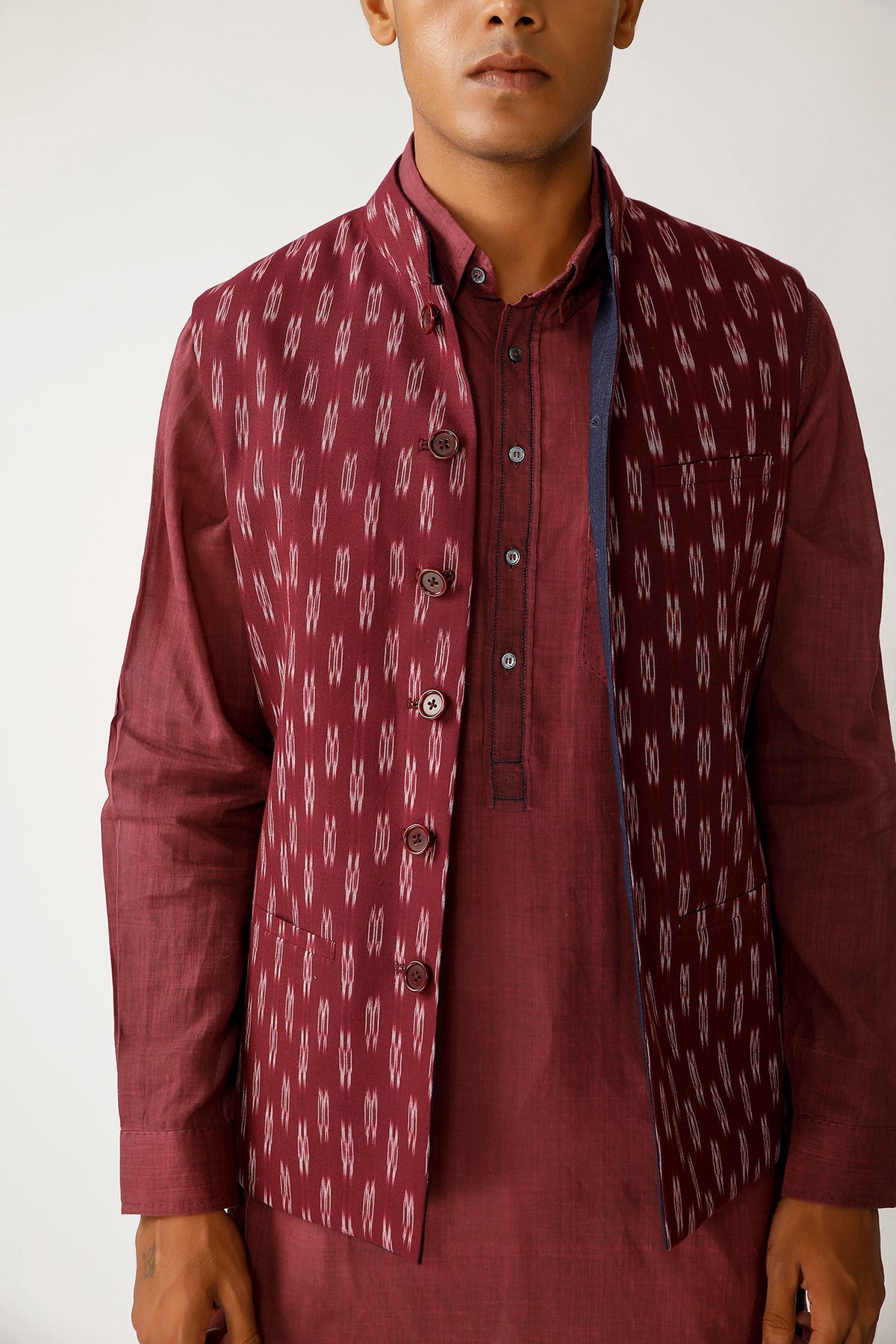 Bhoyar Reversible Waistcoat
