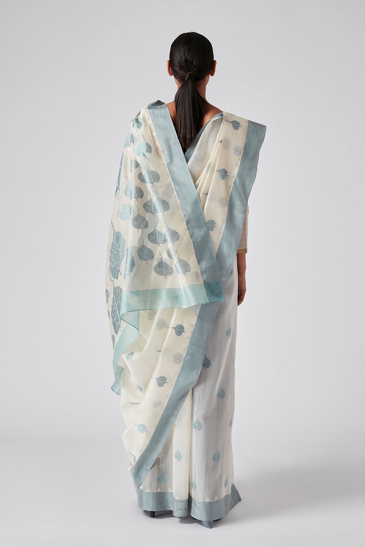 Peepal Motif Sari