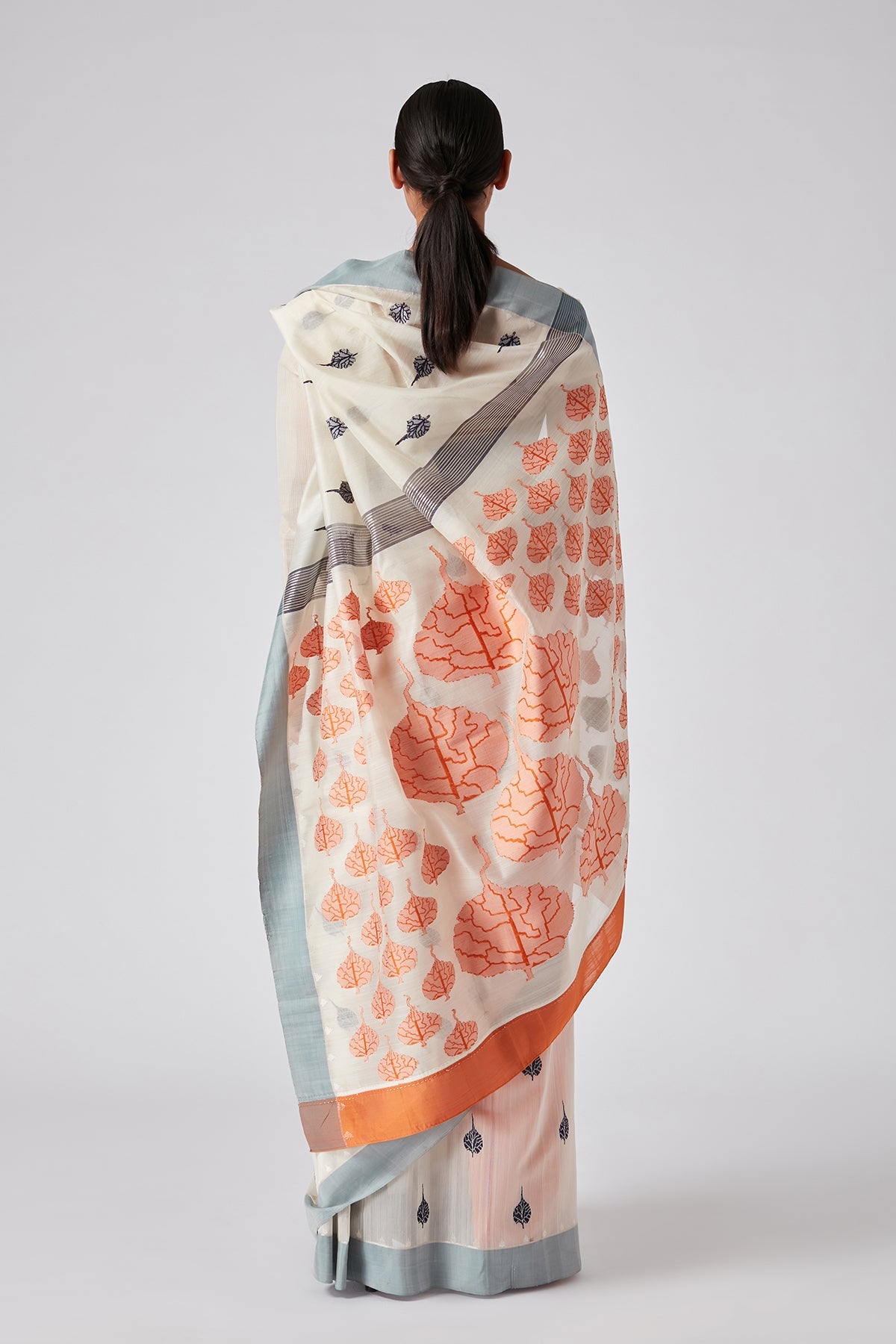Peepal Motif Sari