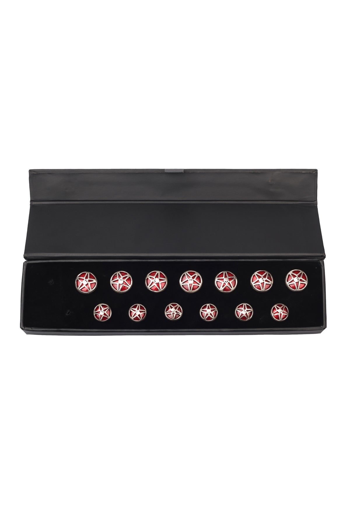 Silver Star Button Set