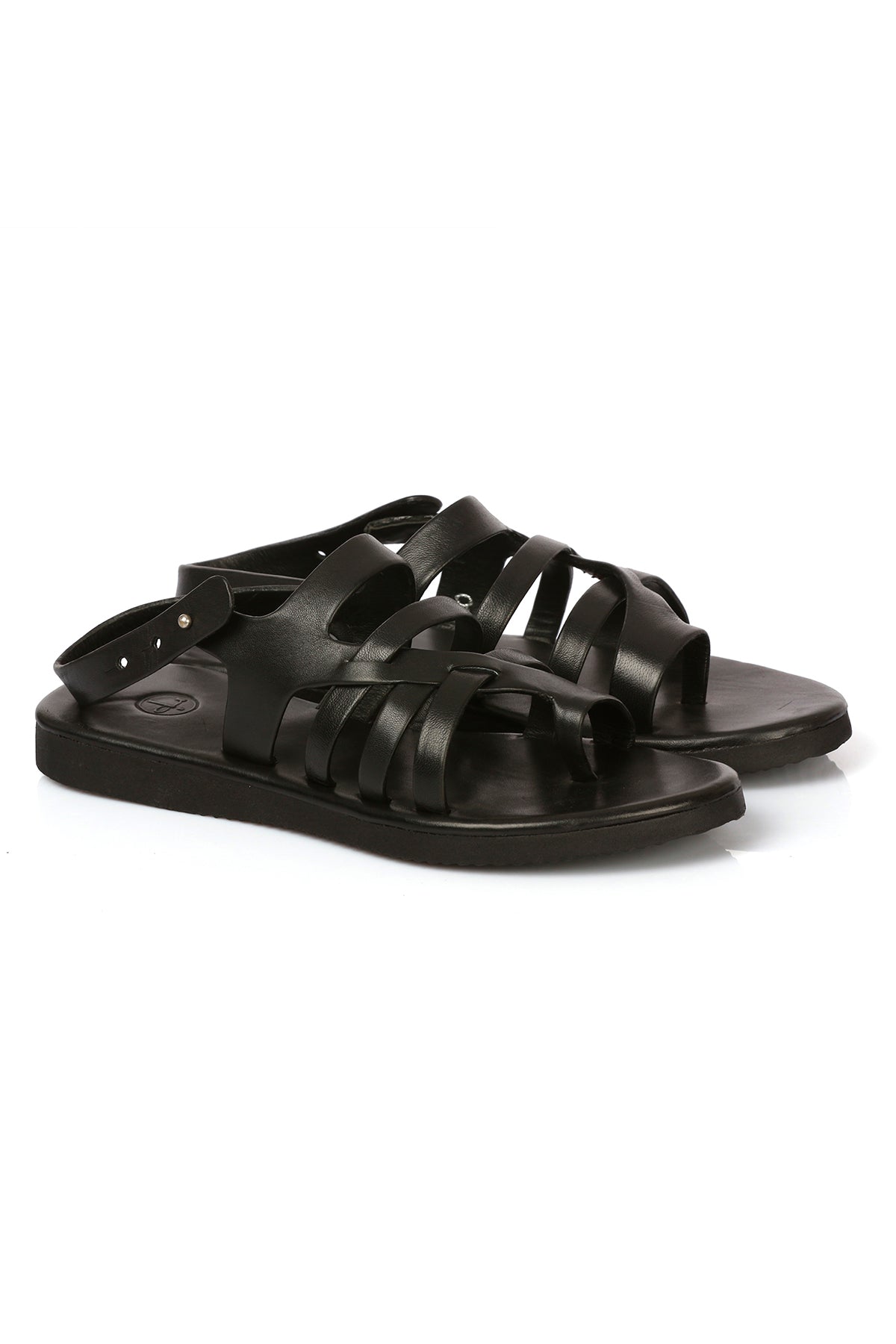 Black Handmade Sandals