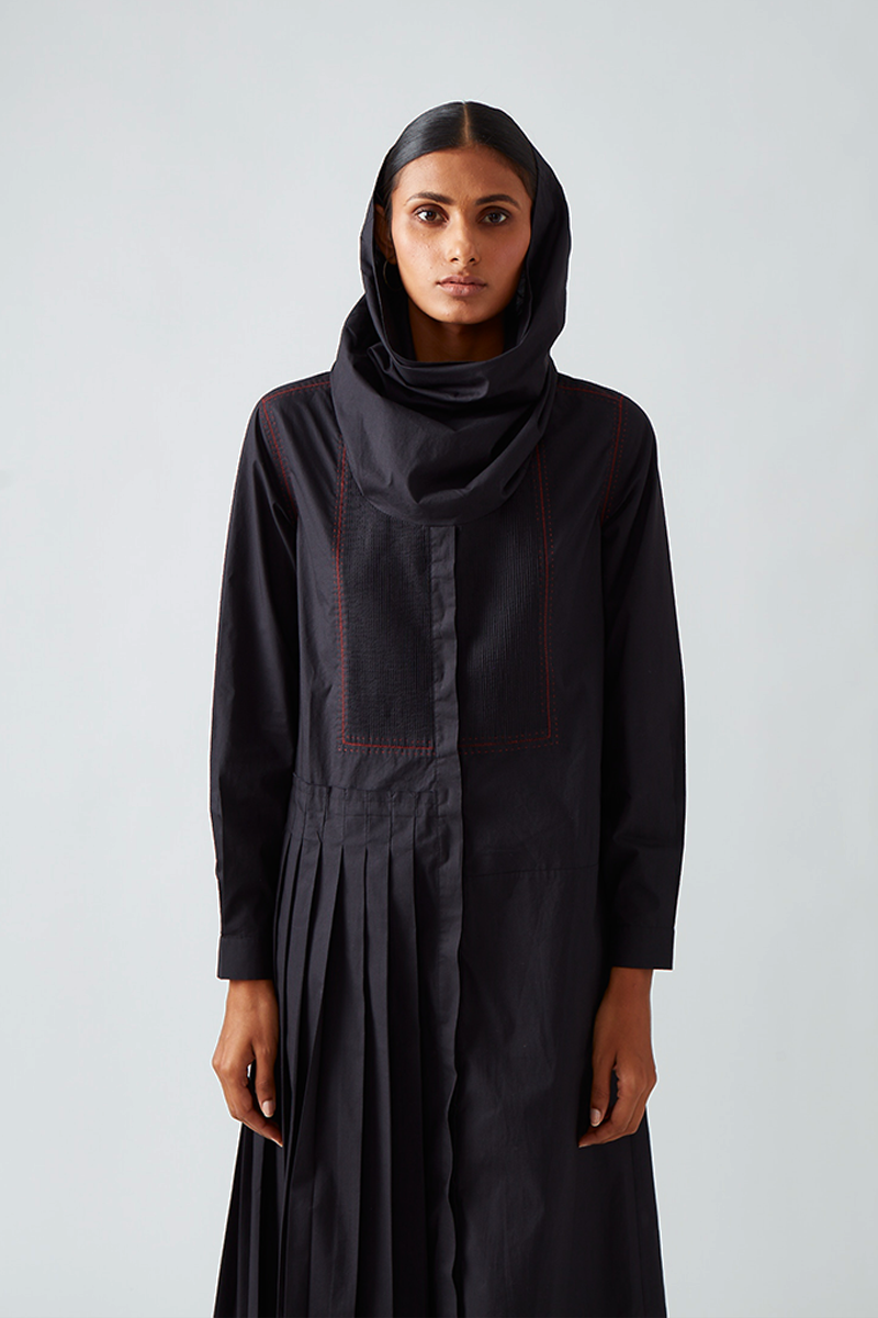 Antela Cowl Neck Dress