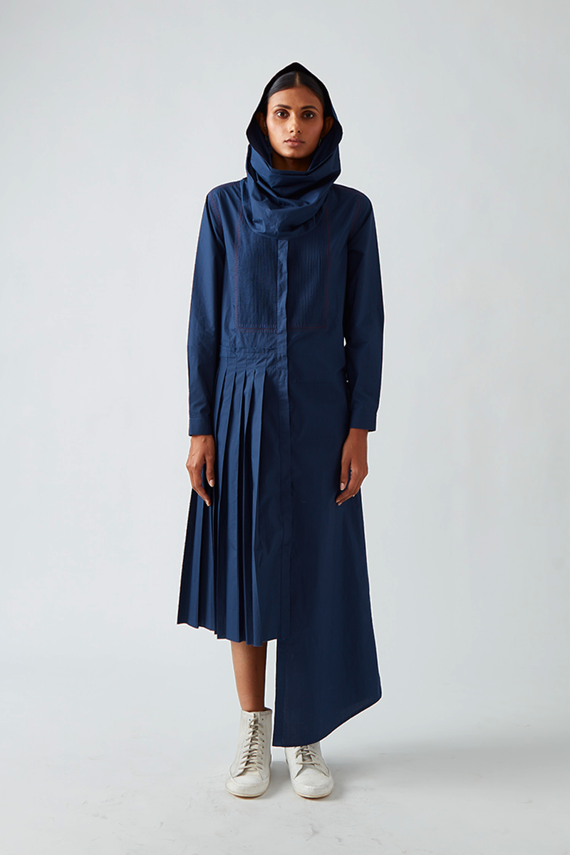 Antela Cowl Neck Dress