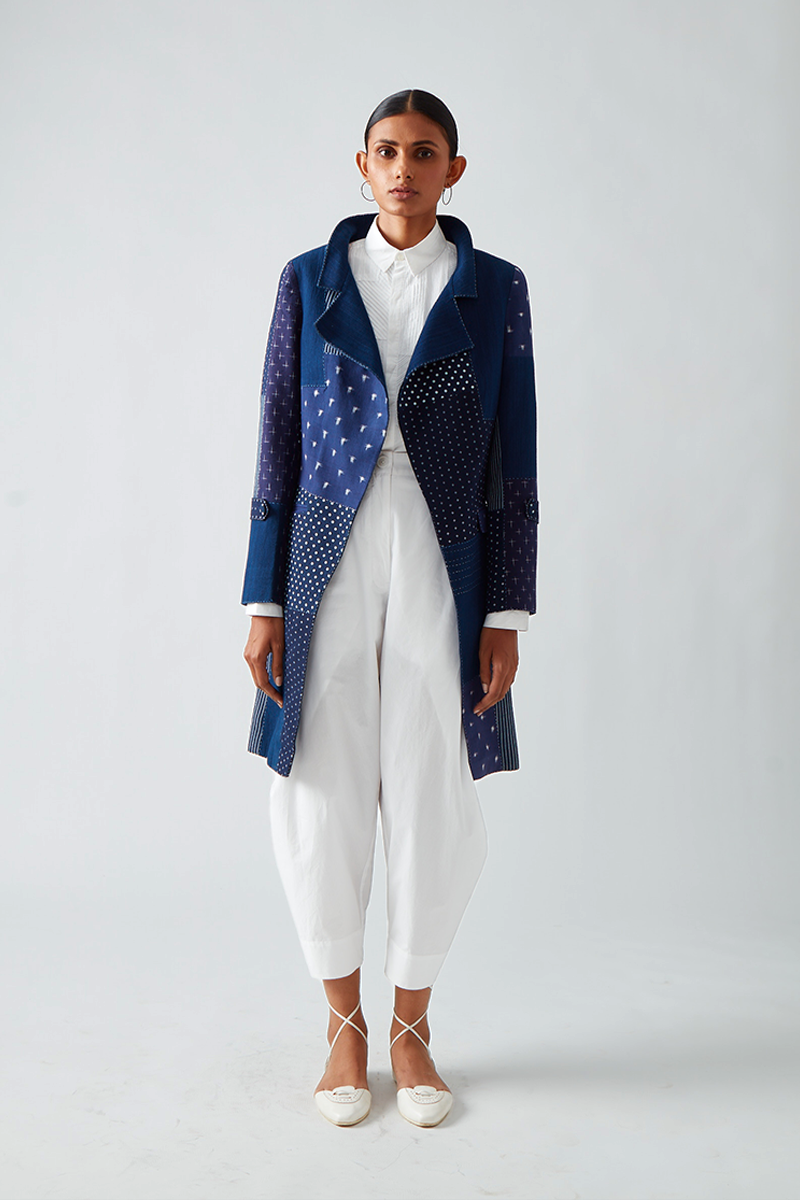 Dabi Patchwork Overlay Jacket