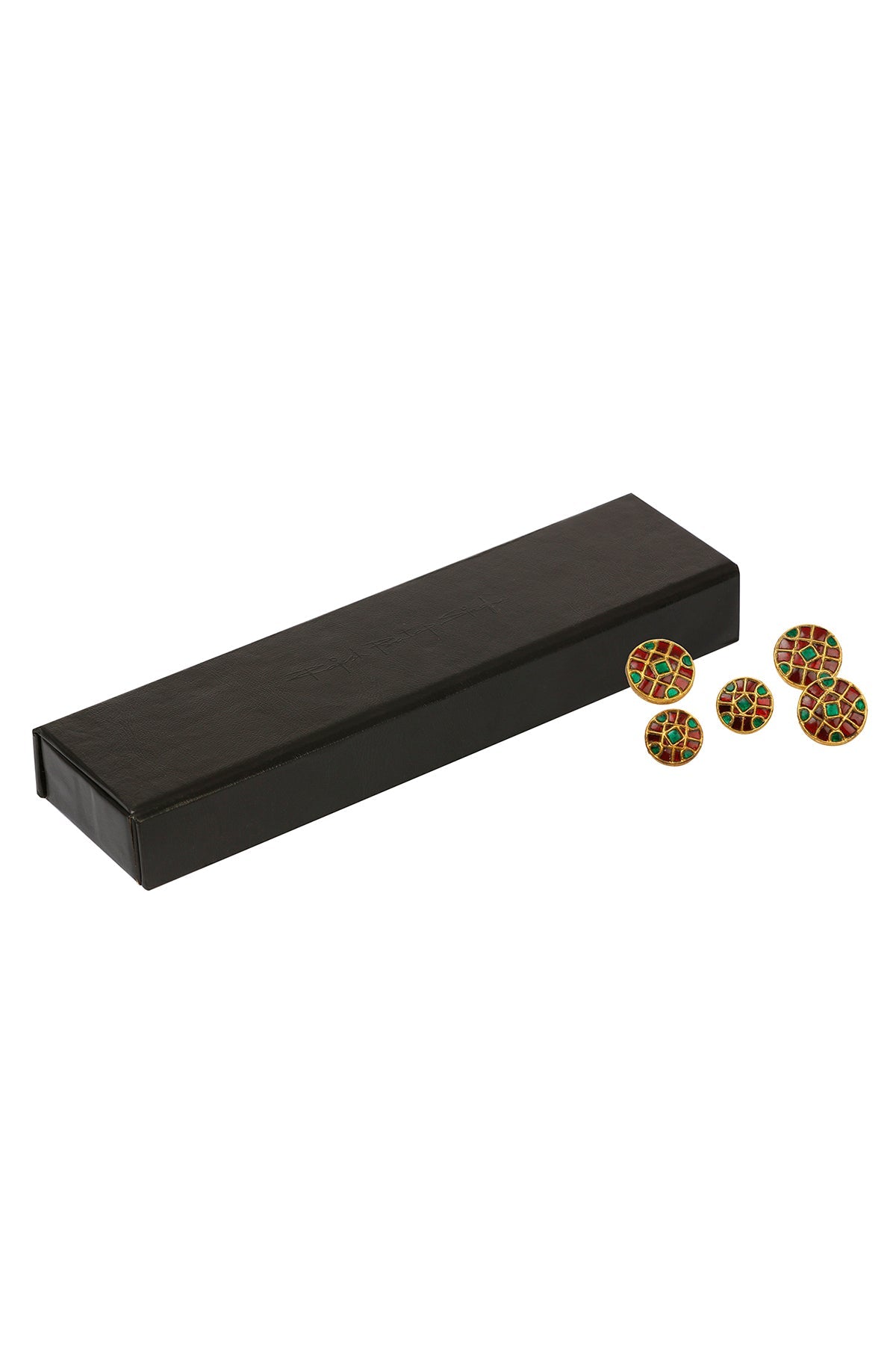 Garnet Button Set
