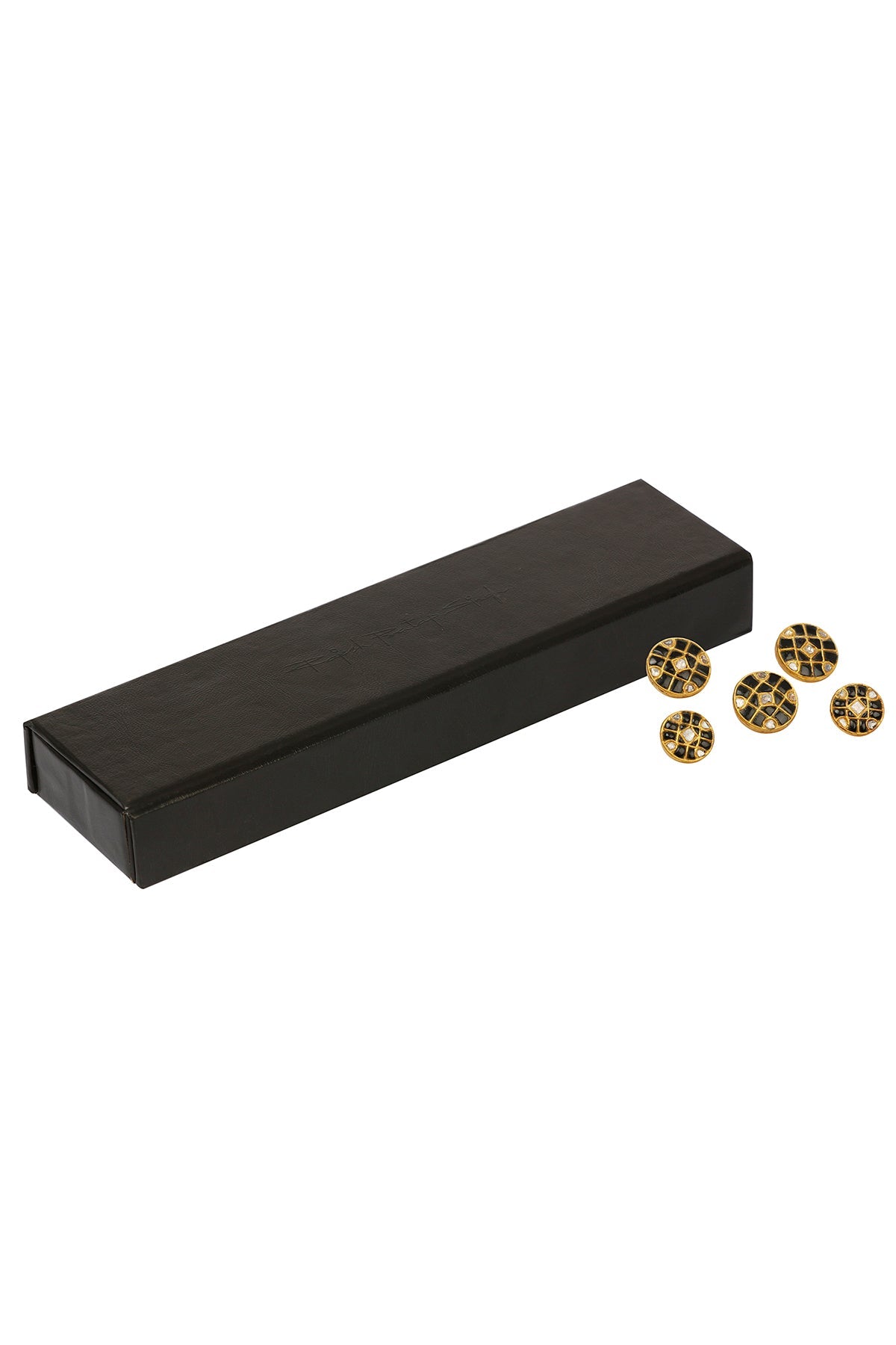 Diamond and Onyx Button Set