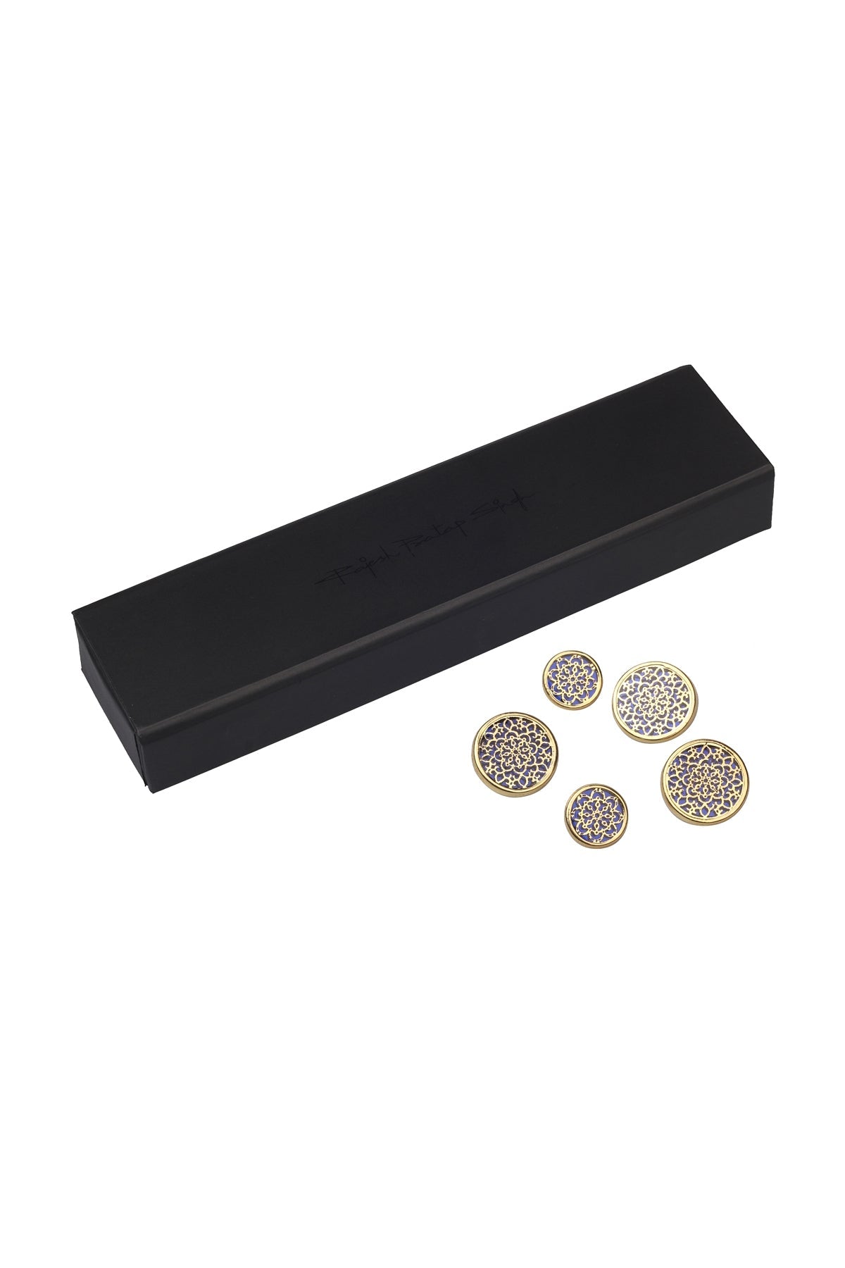 Blue Jaal Button Set
