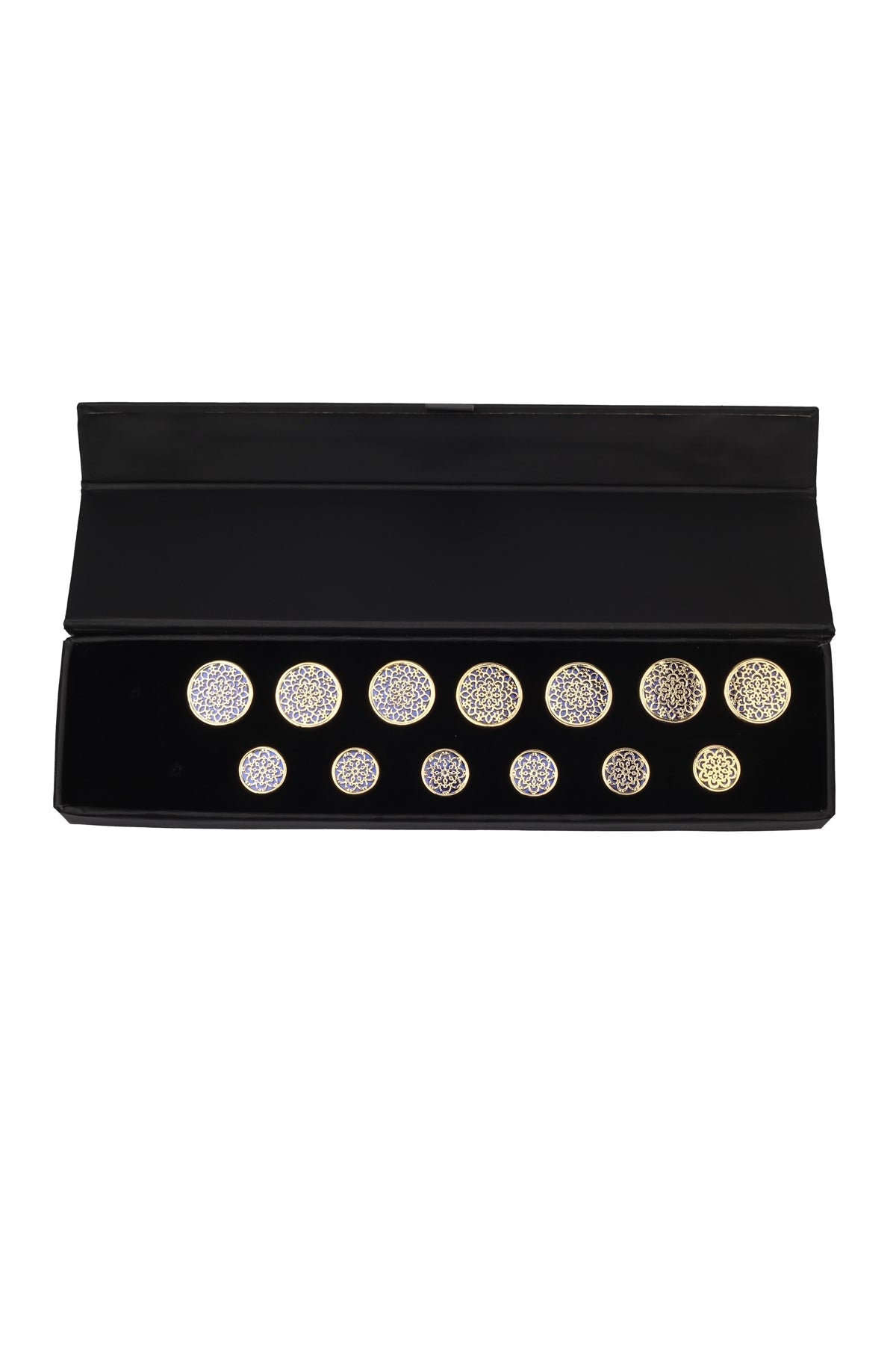 Blue Jaal Button Set