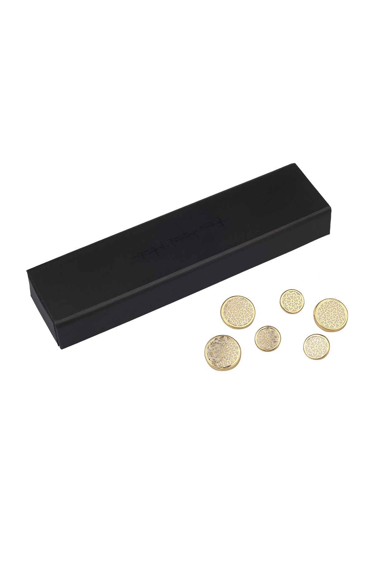 White Jaal Button Set