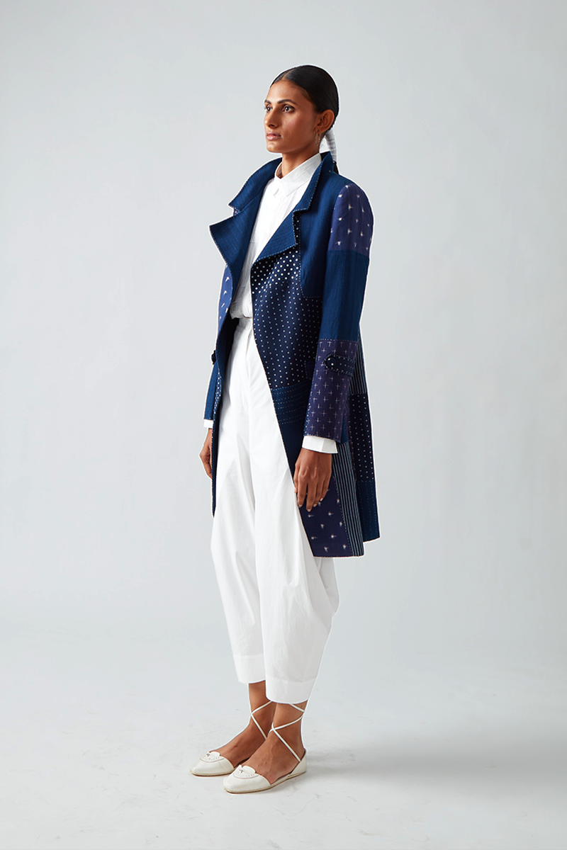 Dabi Patchwork Overlay Jacket