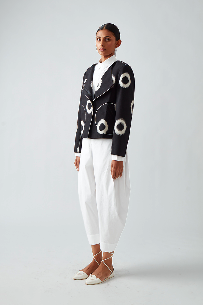 Beelka Polka Ikat Jacket