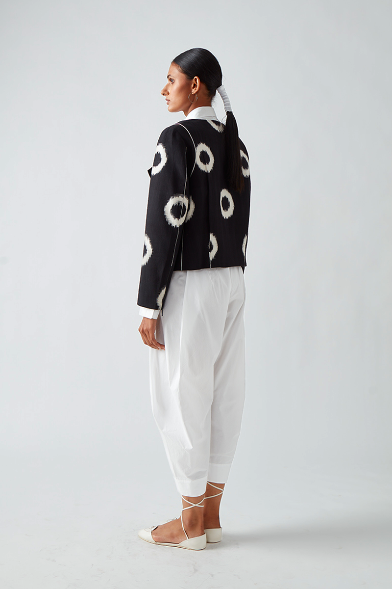 Beelka Polka Ikat Jacket