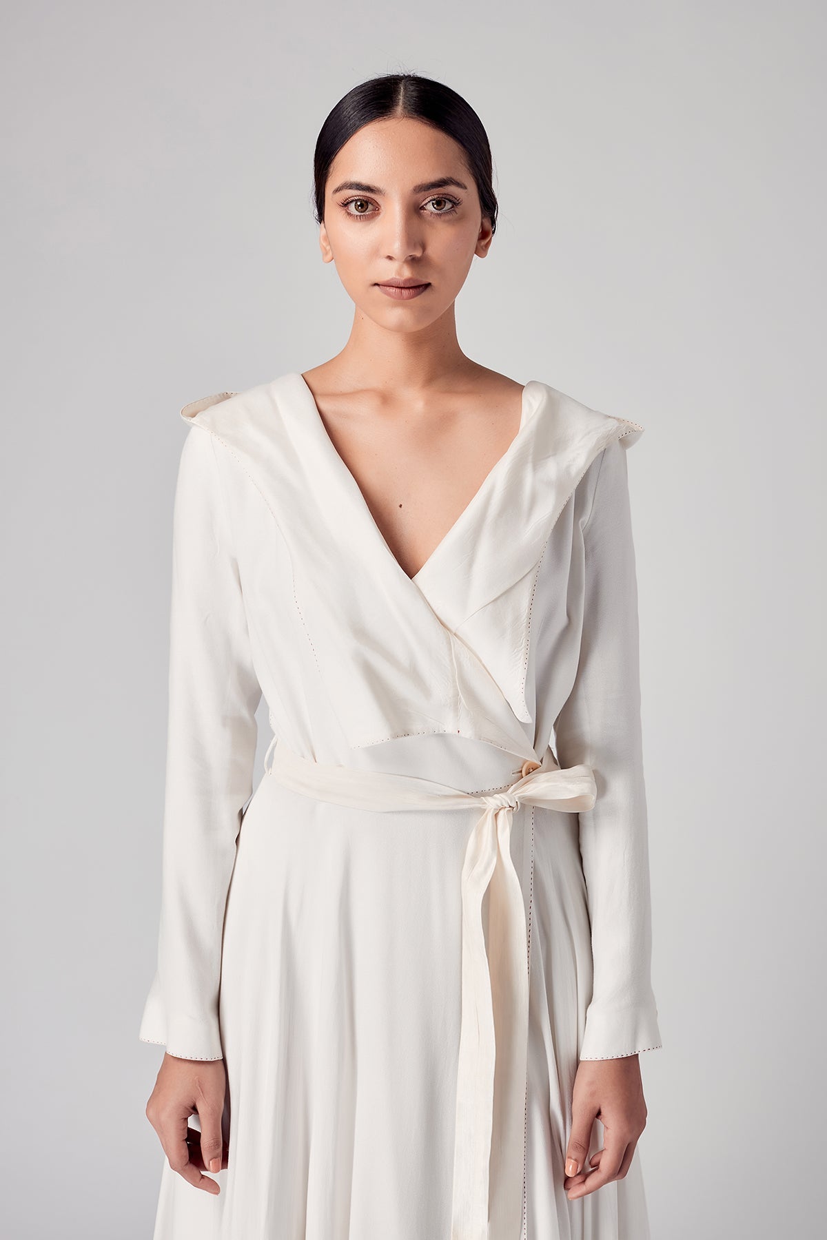 Mevasa Belted Jacket Dress