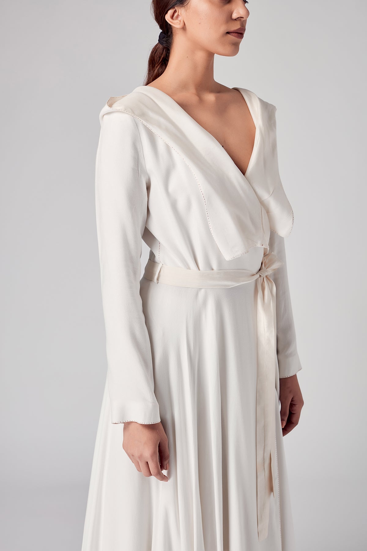 Mevasa Belted Jacket Dress