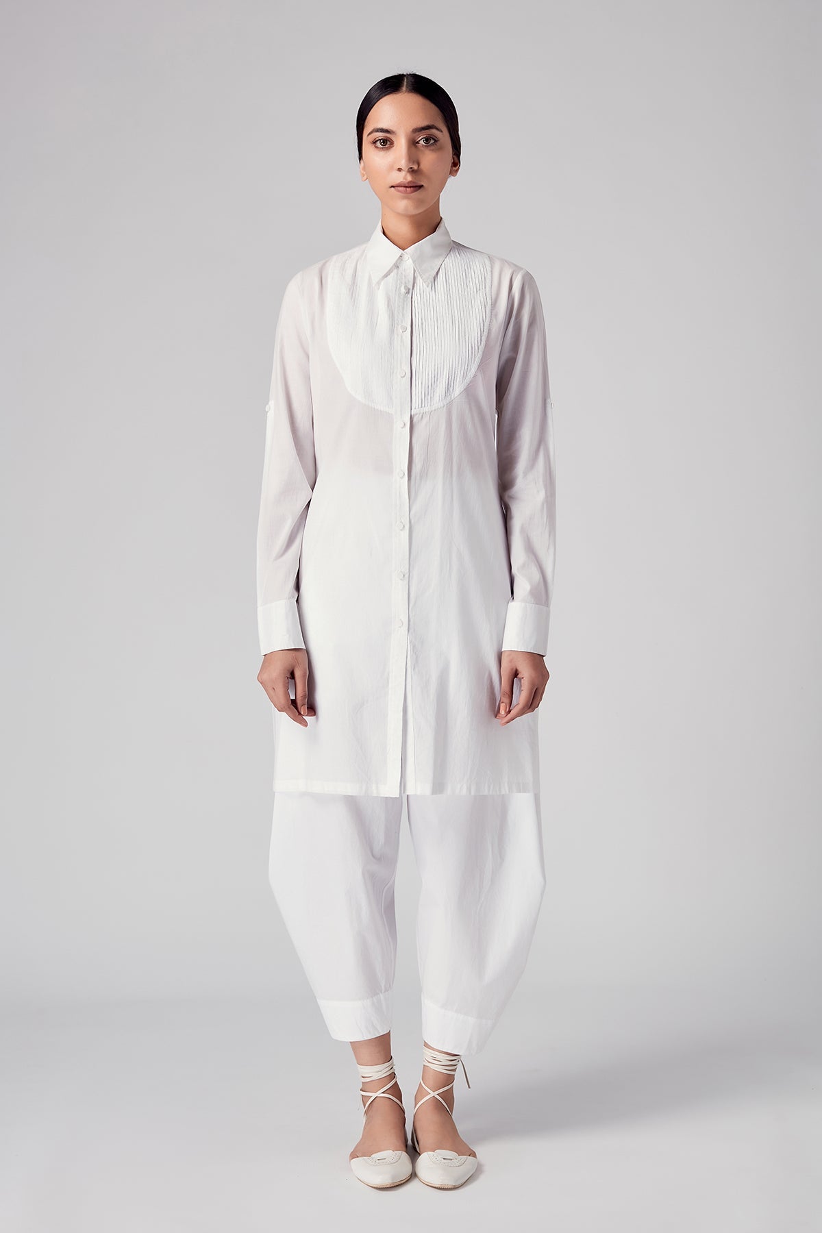 Gagwana Pintuck Tunic
