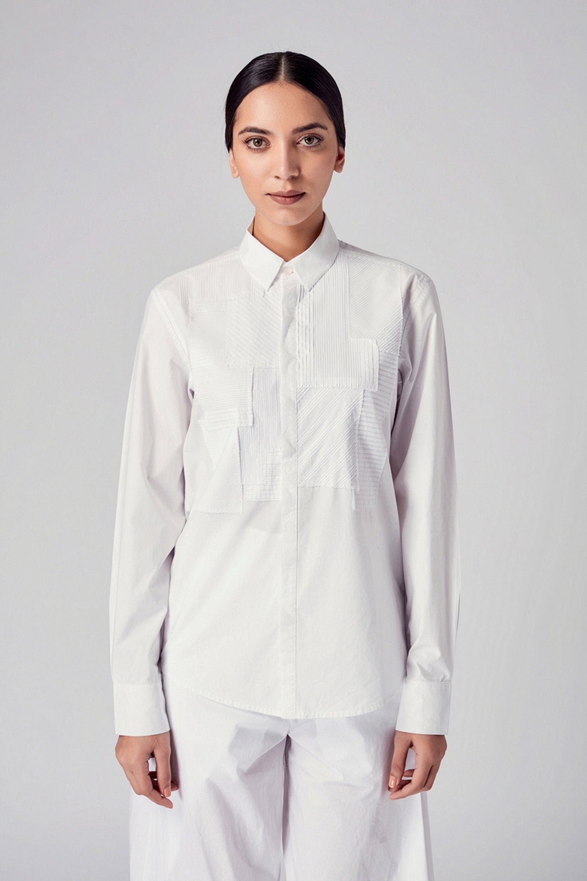 Sihor Patchwork Shirt