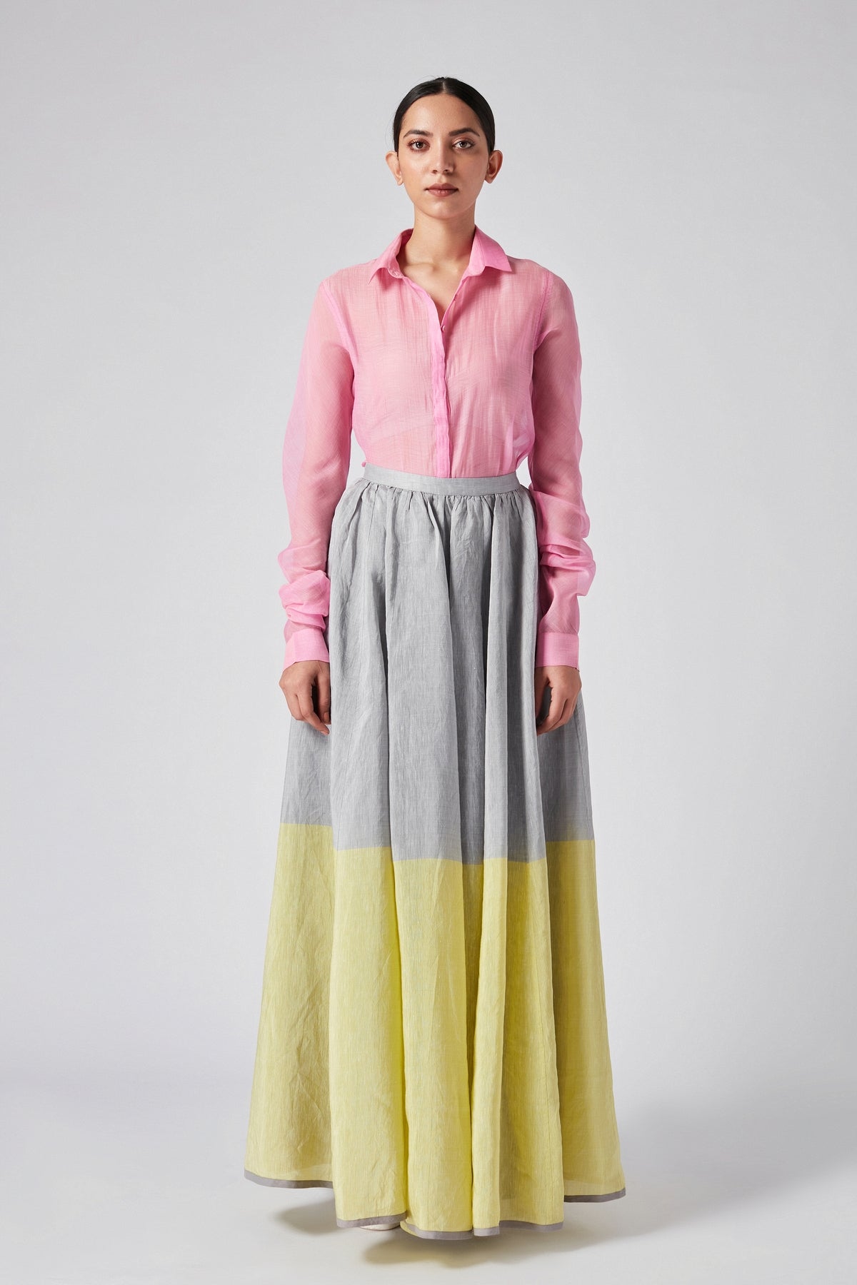 Tibi Congested Pleat Tunic