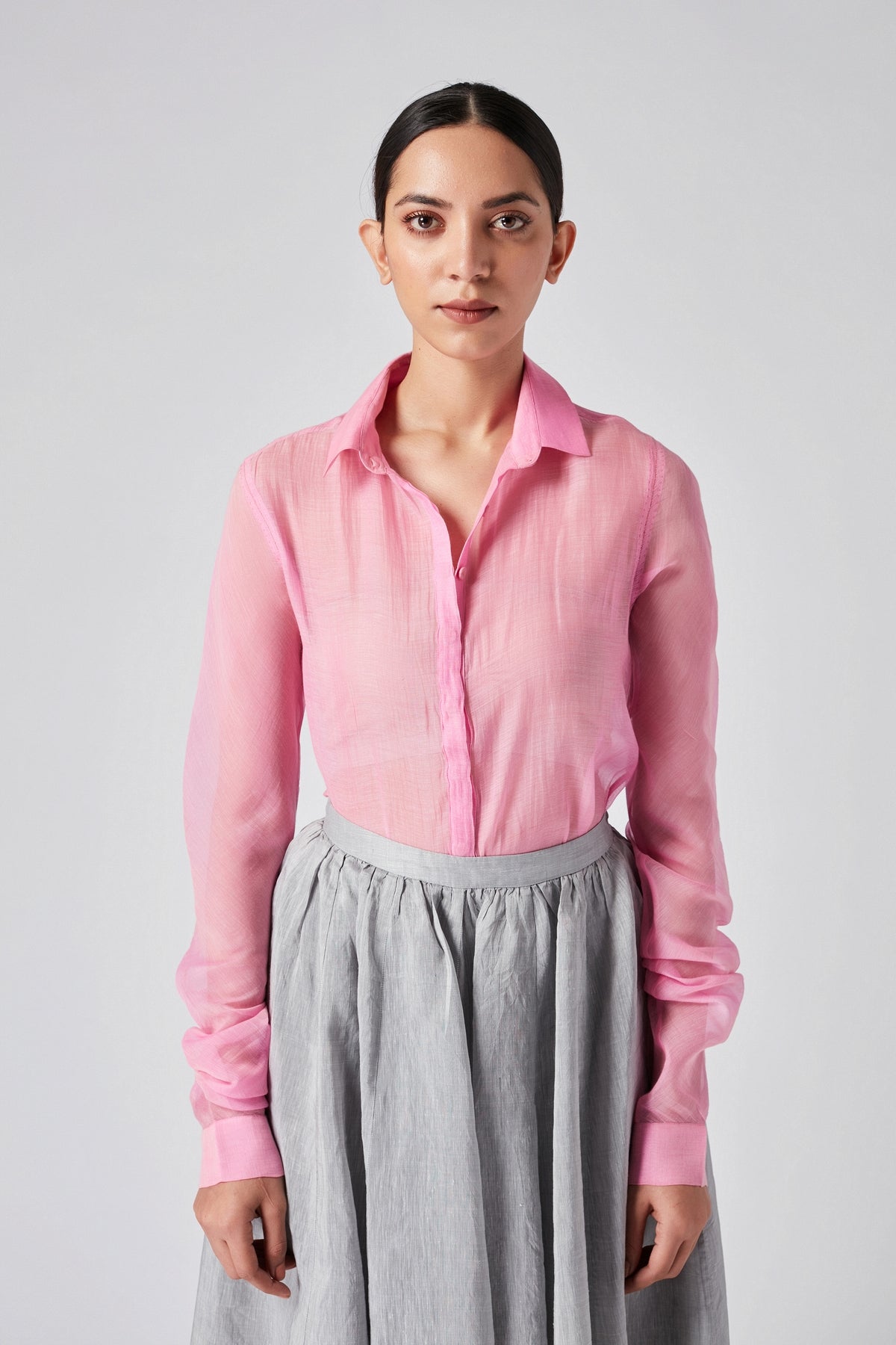 Tibi Congested Pleat Tunic