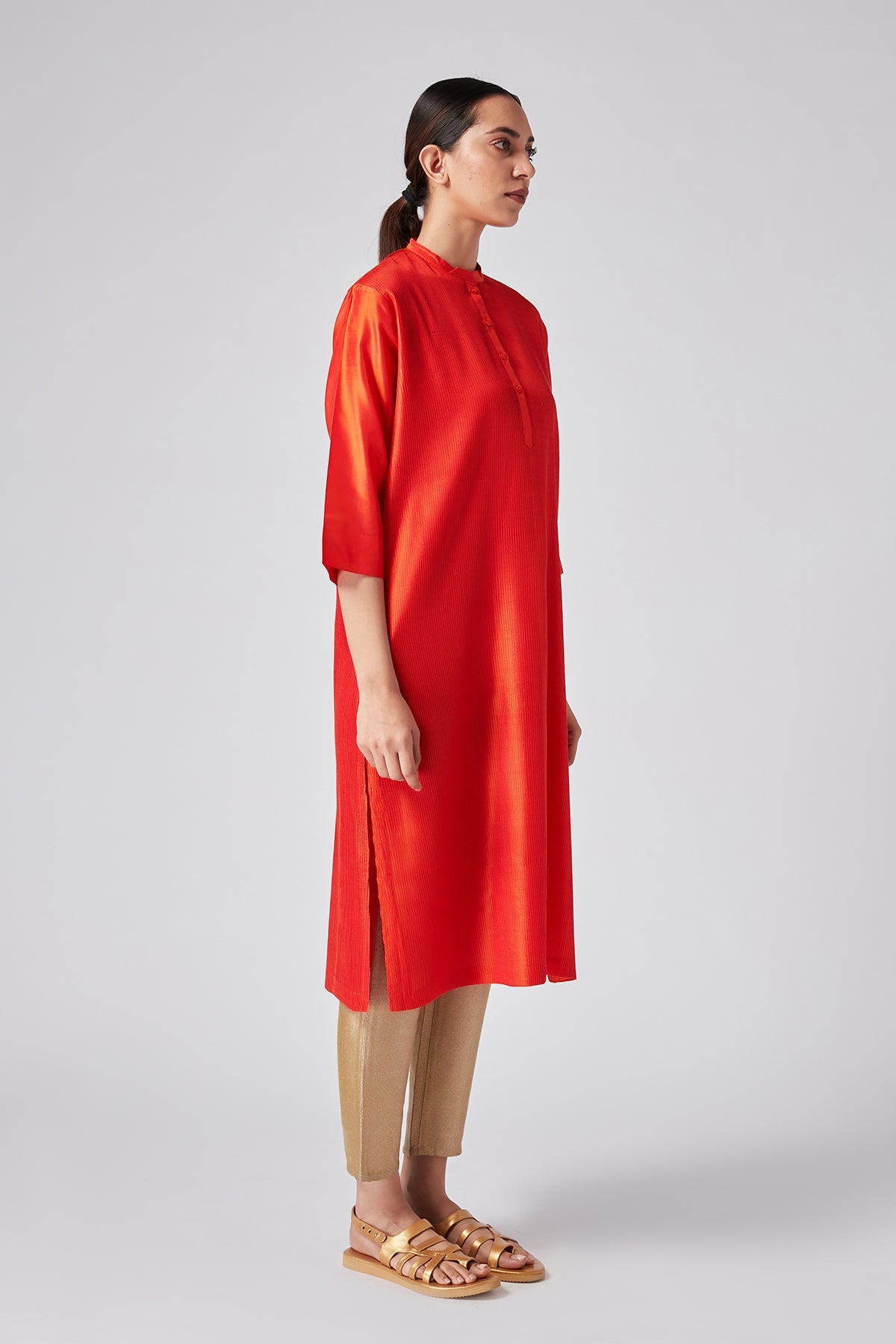 Khinsar Pintuck Kurta