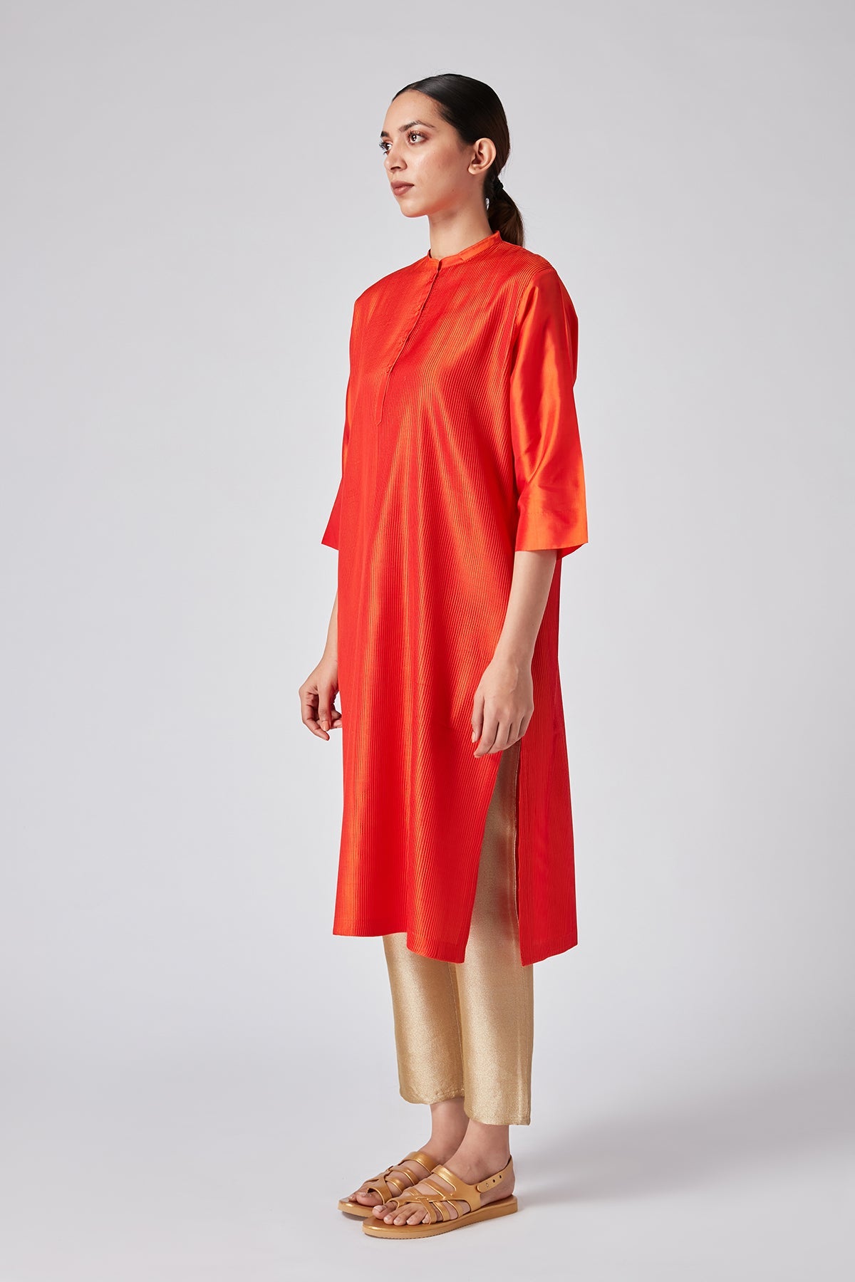 Khinsar Pintuck Kurta