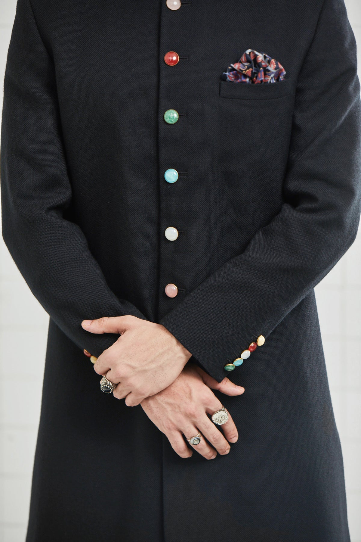 Saej Classic Wool Sherwani