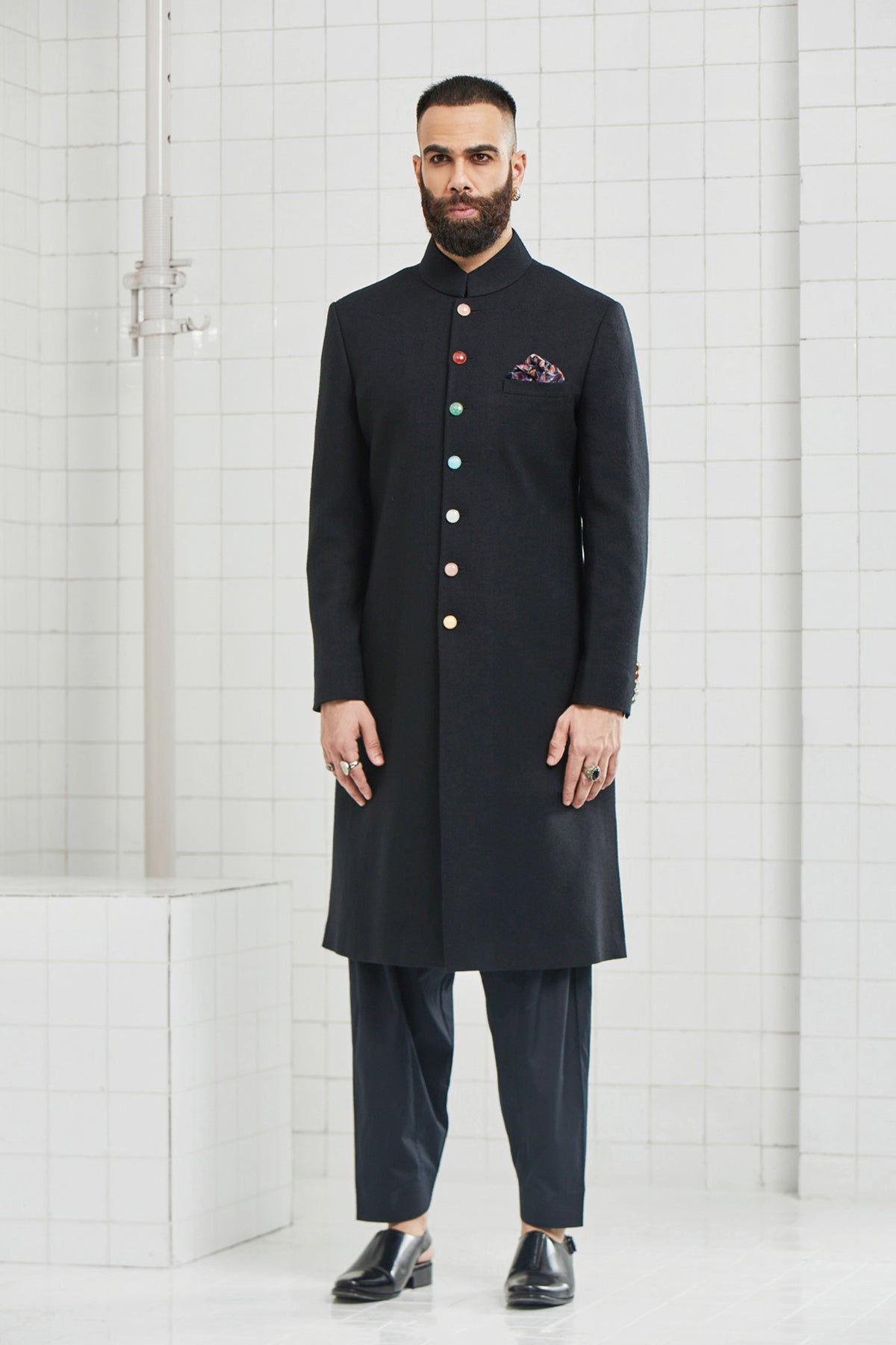 Saej Classic Wool Sherwani