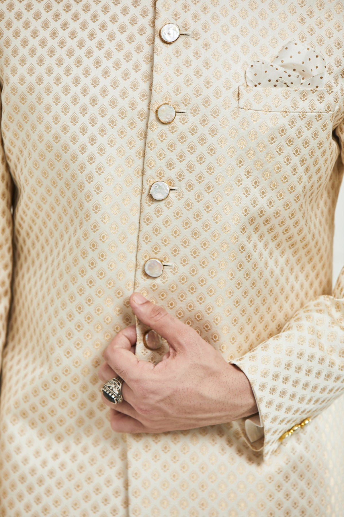 Awaniya Brocade Sherwani