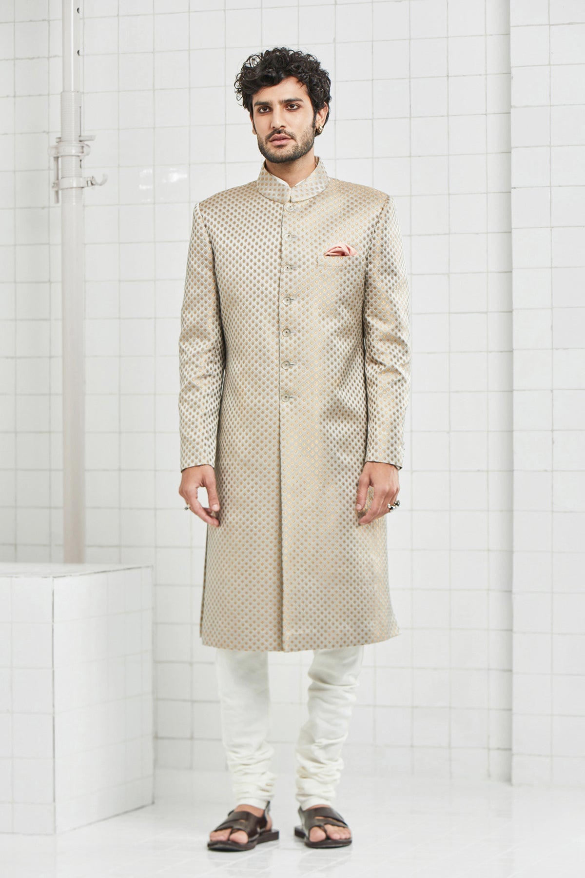 Awaniya Brocade Sherwani
