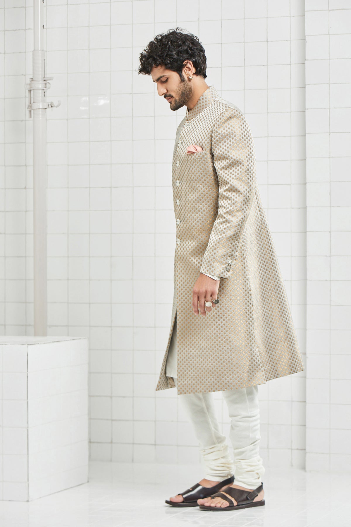 Awaniya Brocade Sherwani